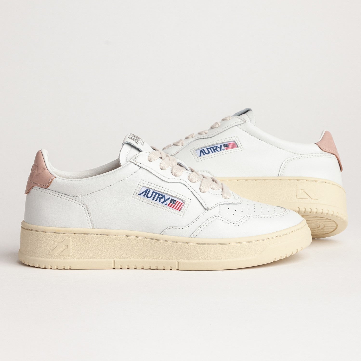 AUTRY Women Medalist LL16 - Leder weiß/pink