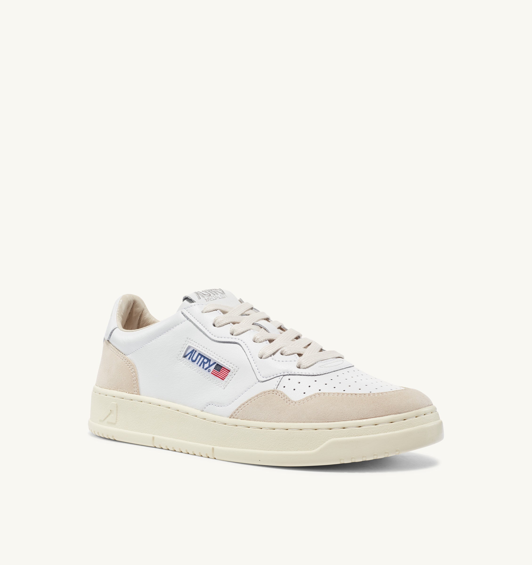 AUTRY Women Medalist LS33 - Leder/Wildleder weiß