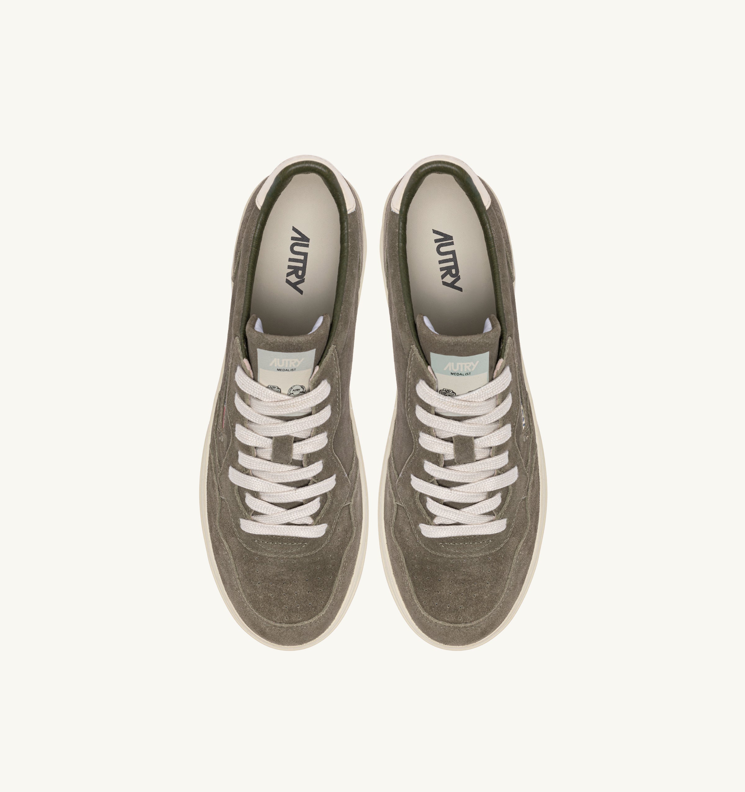 AUTRY Man Medalist UH04-Suede mislet/weiß