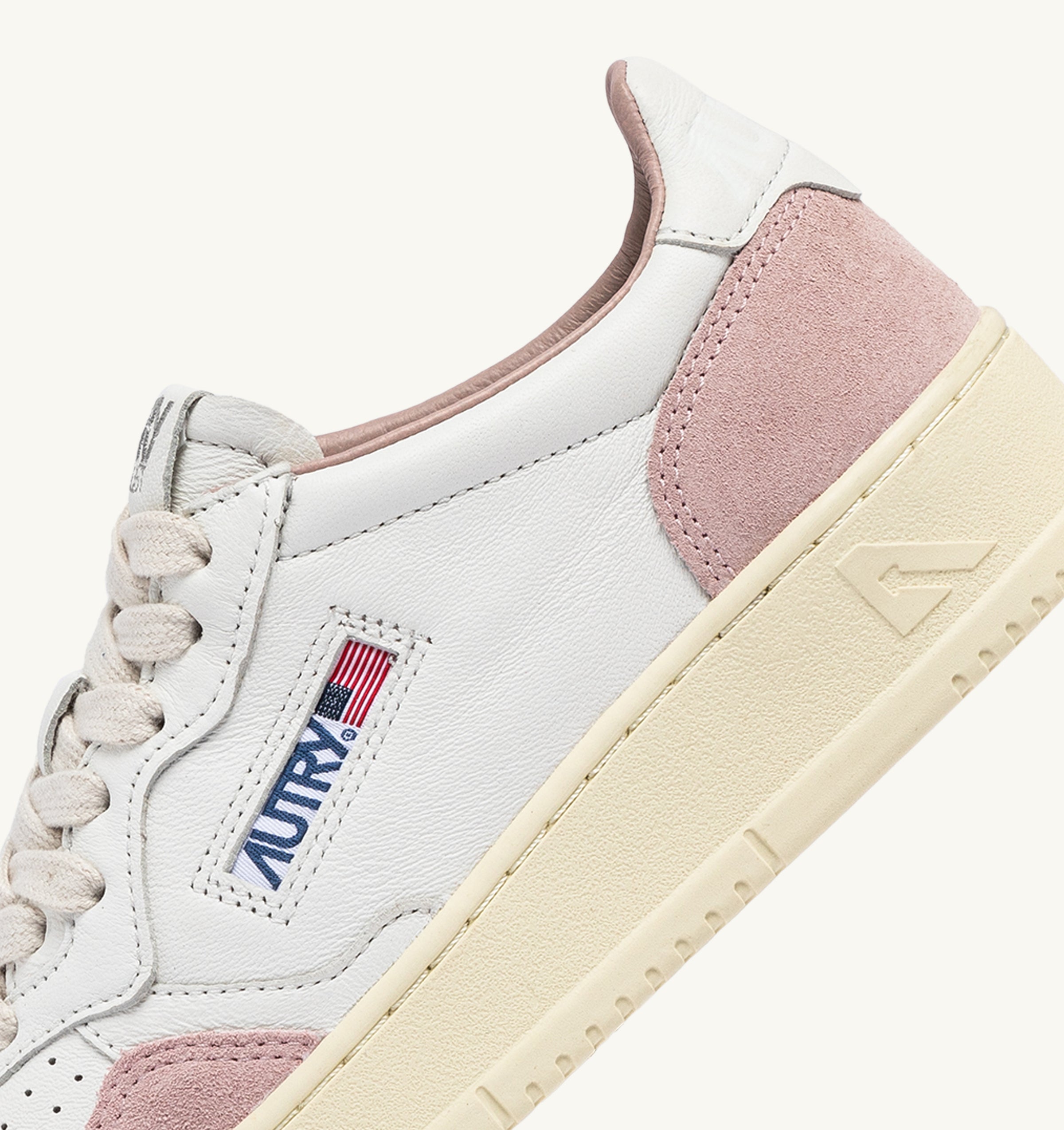 AUTRY Women Medalist GS36  - Ziege/Wildleder white/powder