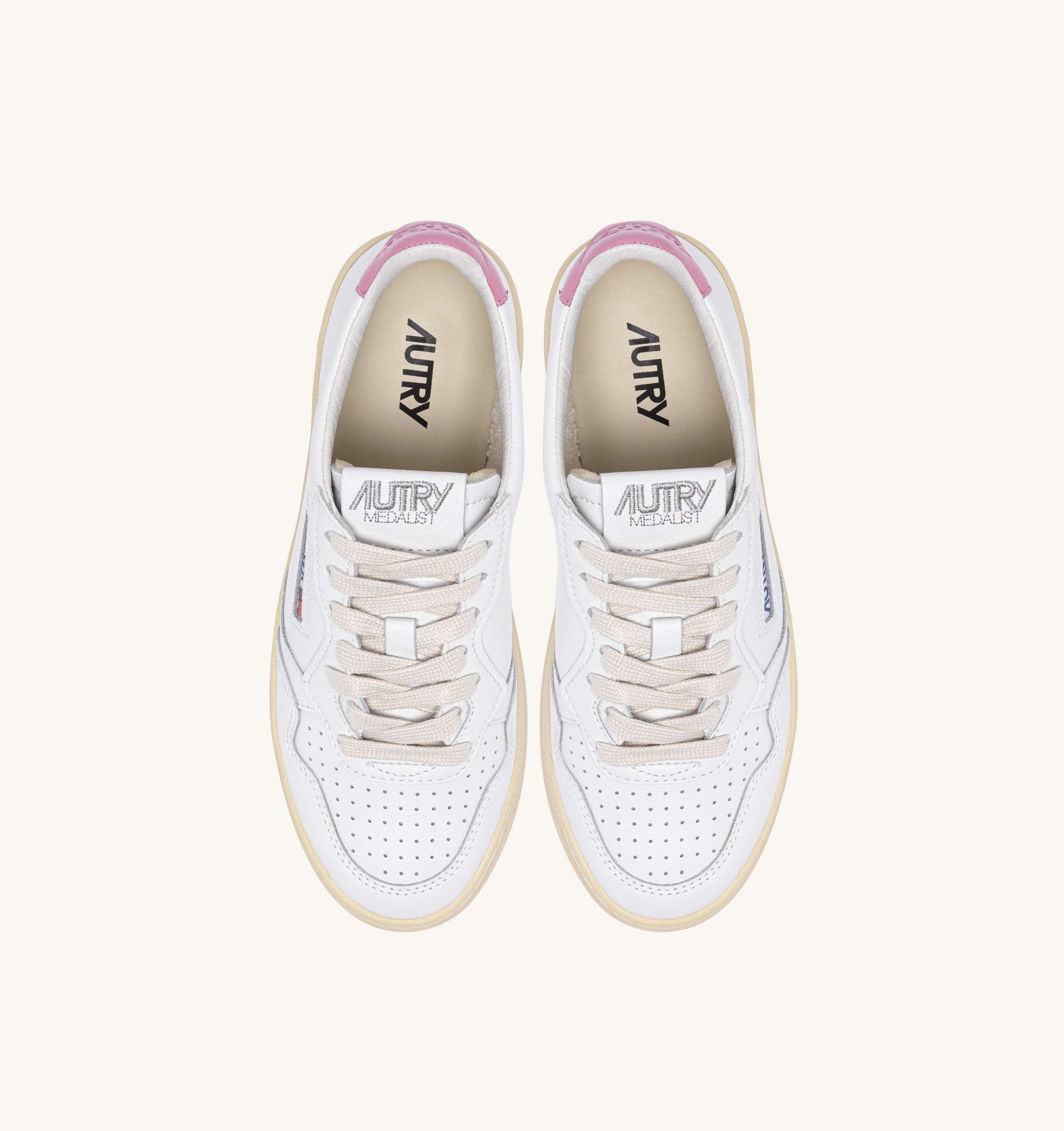 AUTRY Women Medalist LL88 - Leder weiß / Polygnac