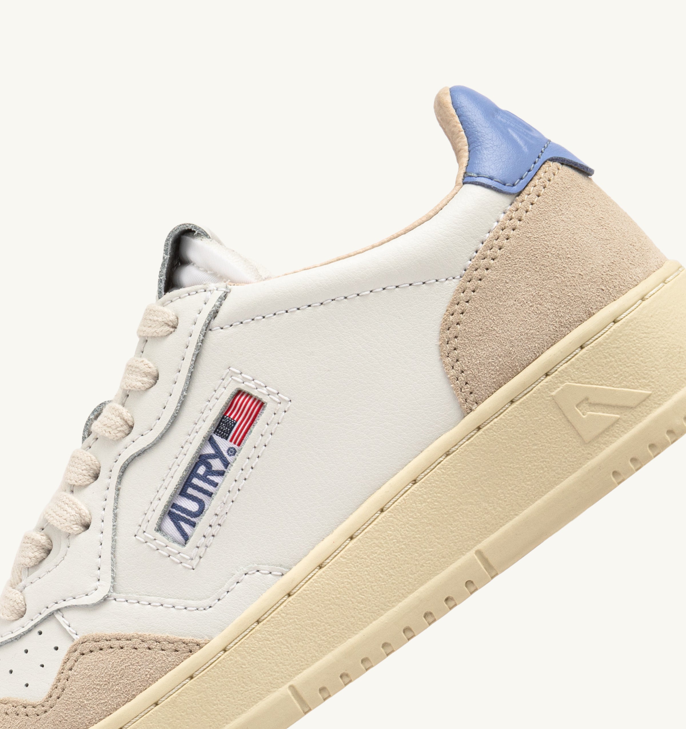 AUTRY Man Medalist LS04 - Leder weiß/dark blue