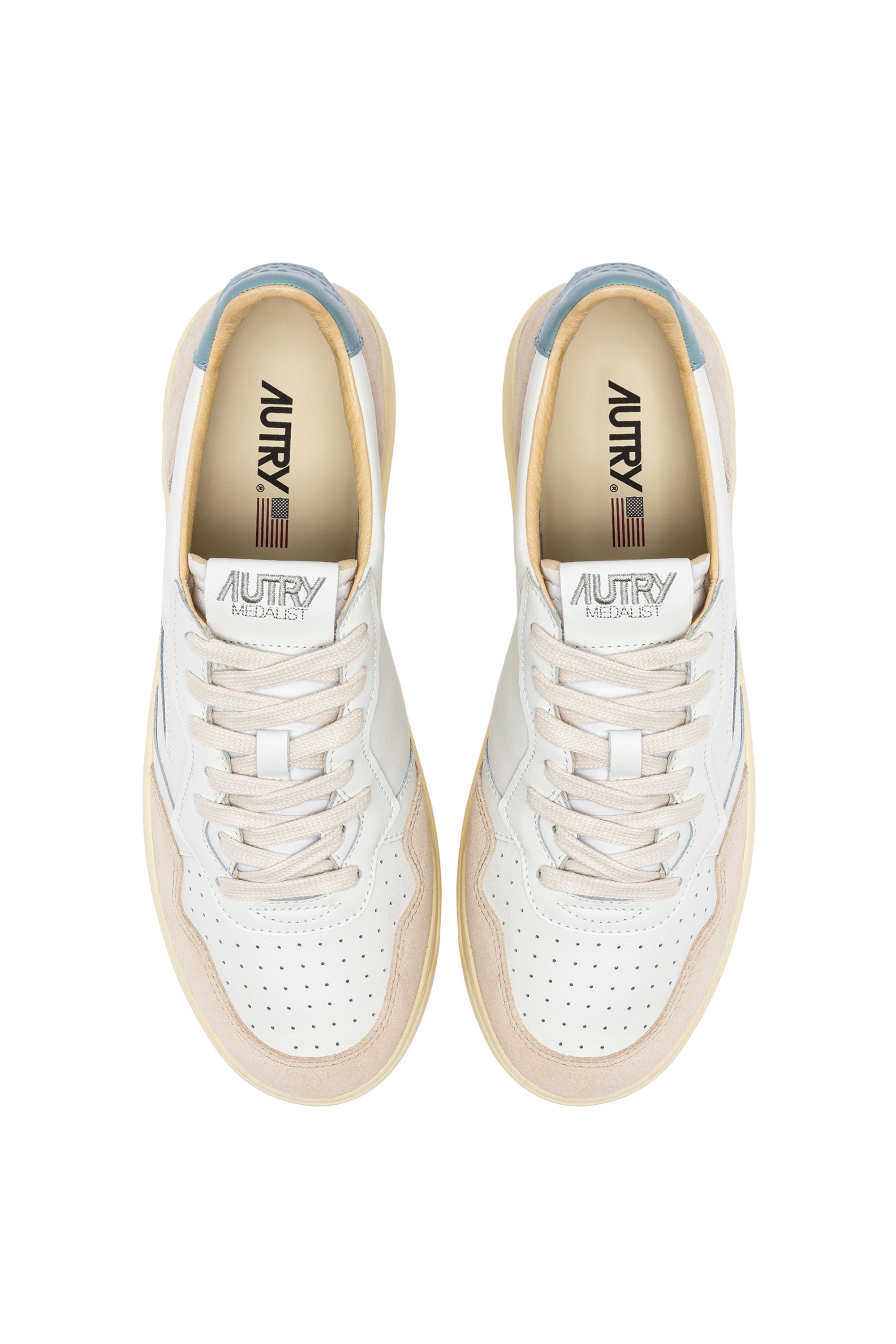 AUTRY Women Medalist LS79 - Leder weiß/slvblue