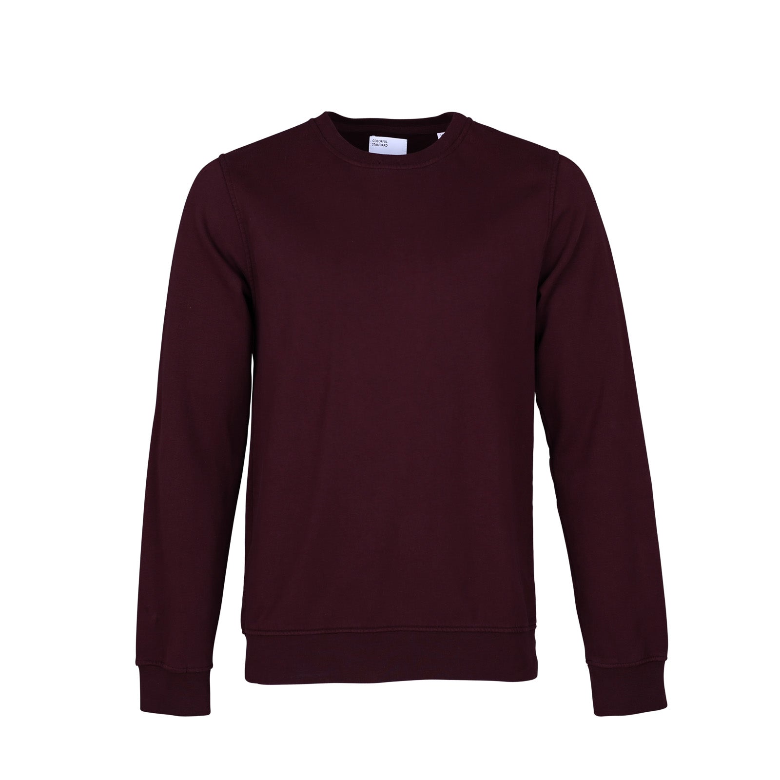 Classic Organic Crew Oxblood Red