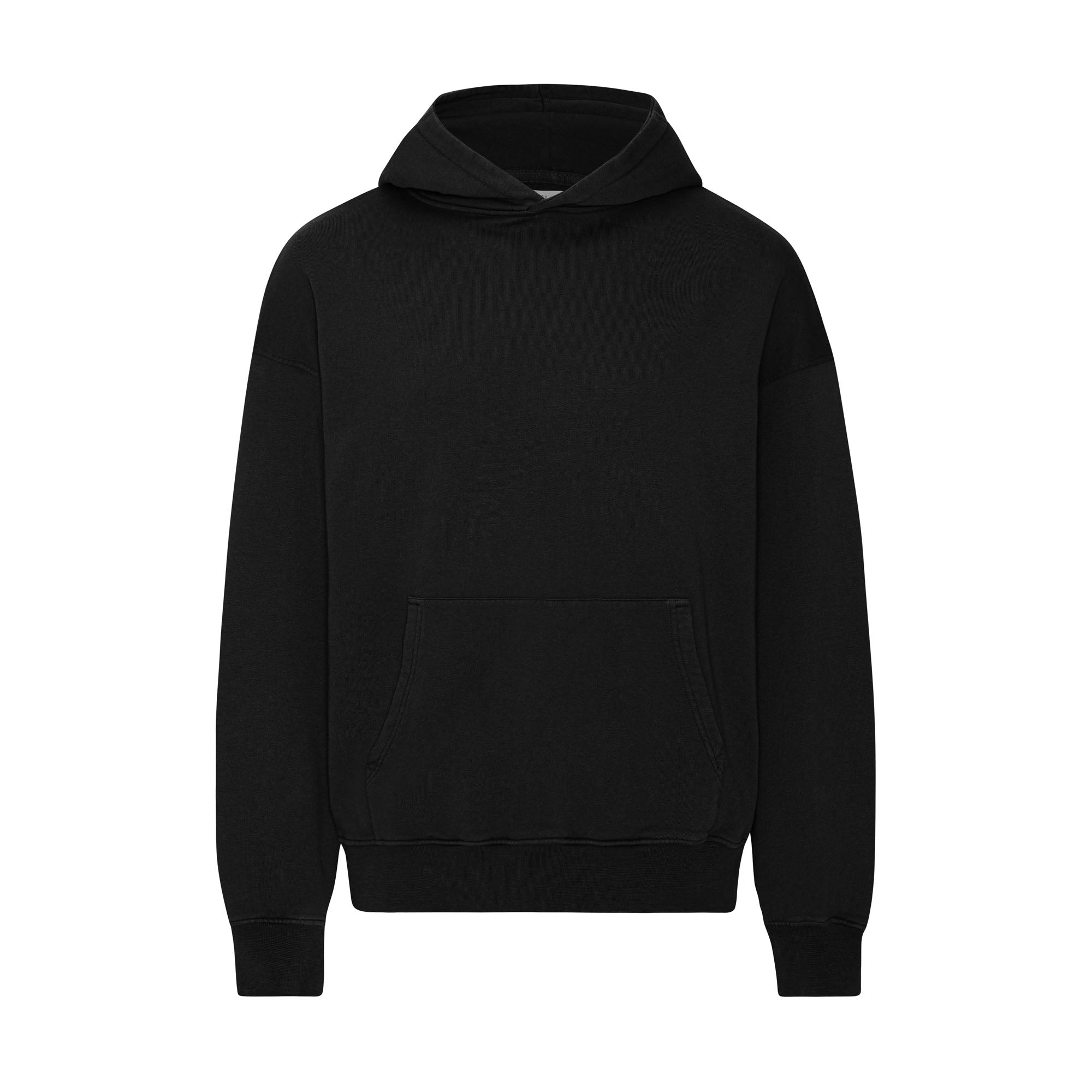 Organic Oversized Hood Deep Black