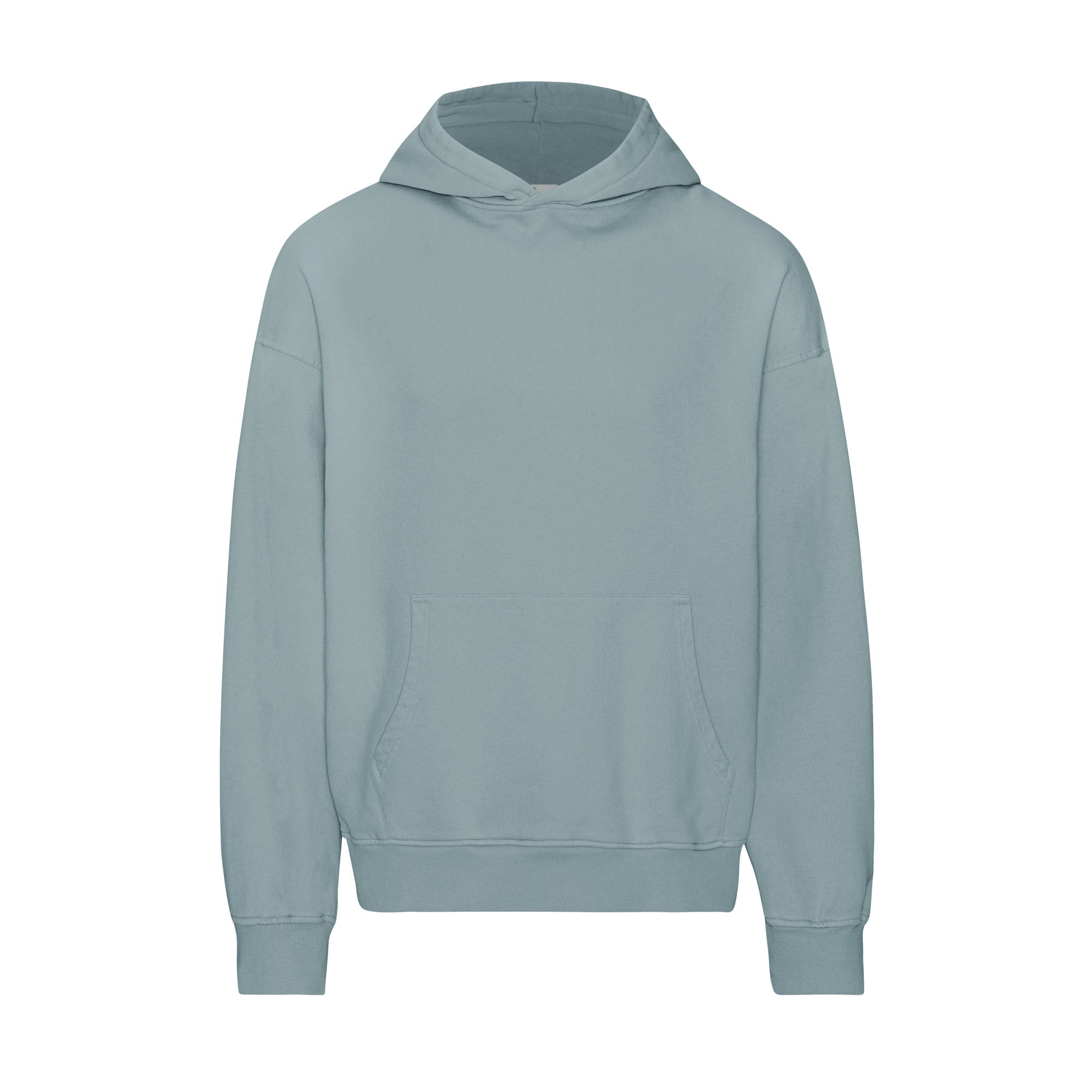 Organic Oversized Hood Steel Blue