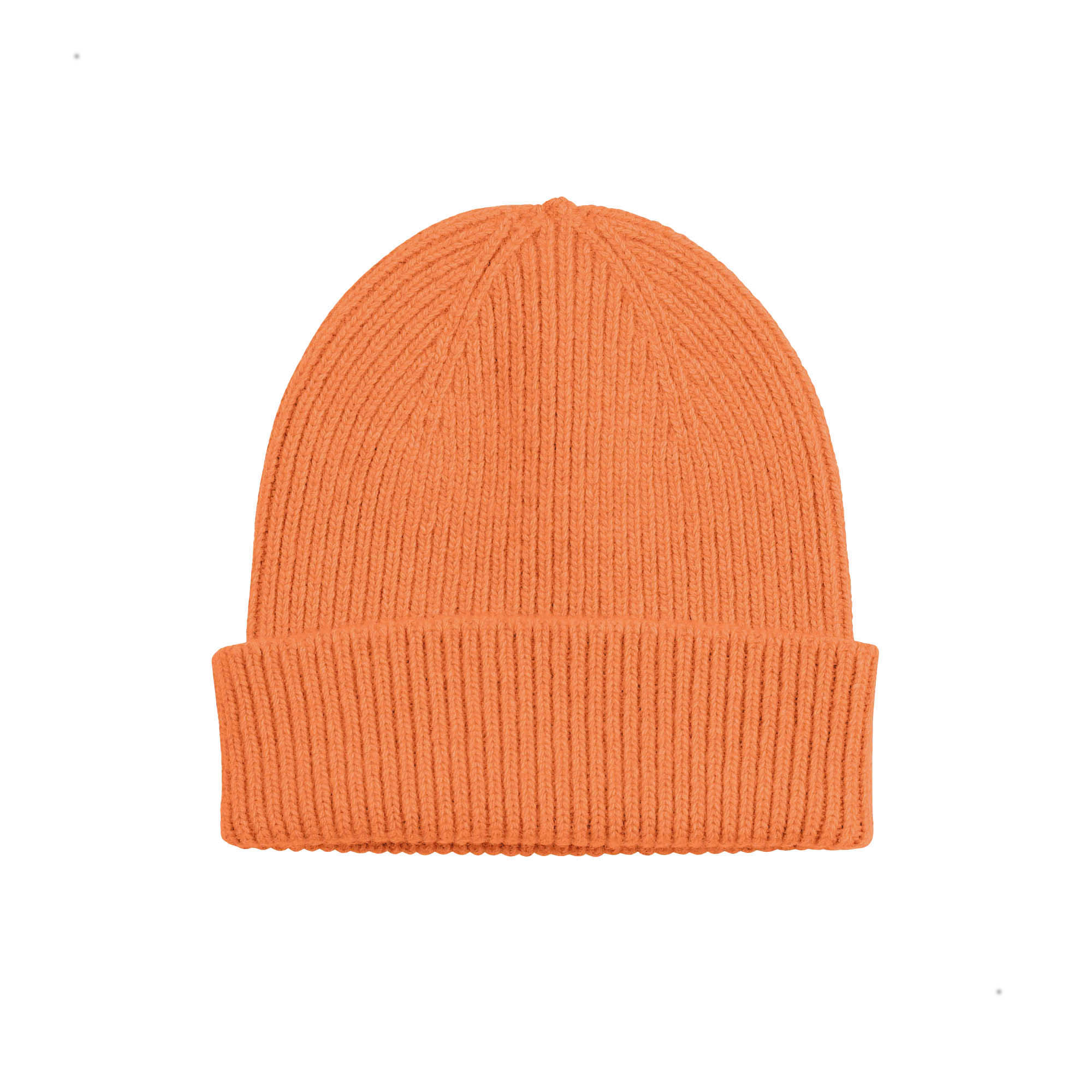 Merino Wool Beanie Sandstone Orange
