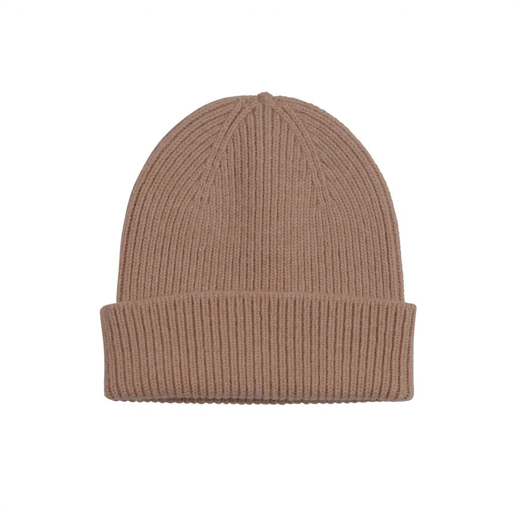Merino Wool Beanie Sahara Camel