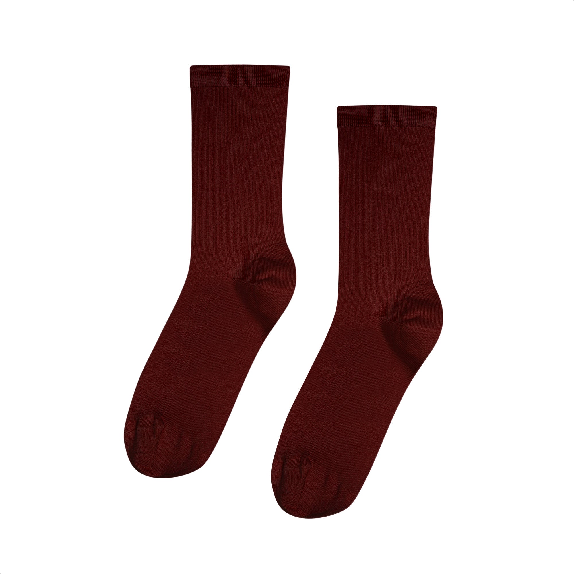 W's Organic Sock Oxblood Red