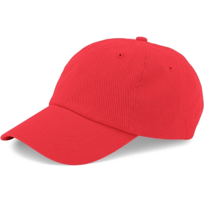 Organic Cotton Cap Red Tangerine