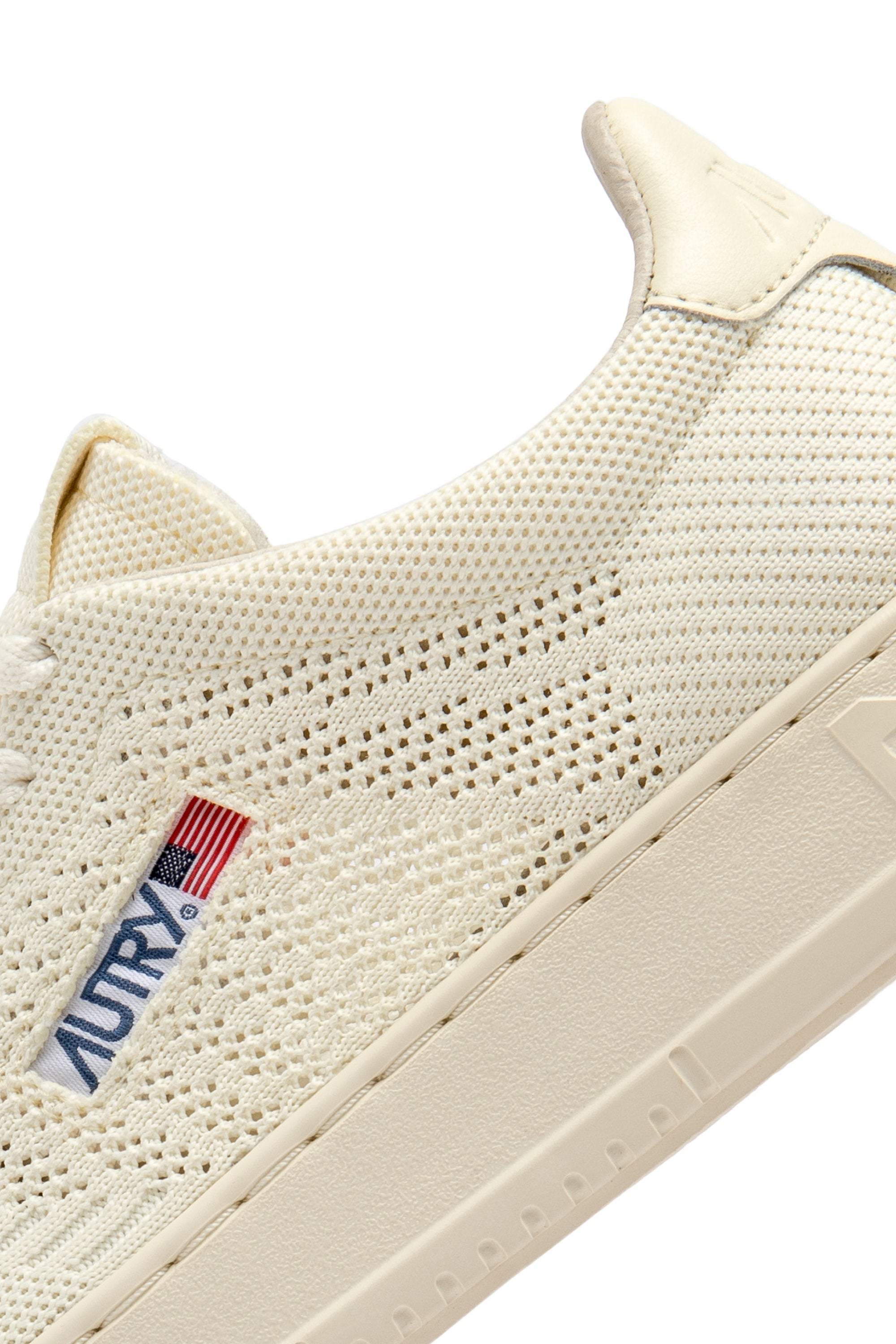 AUTRY Women Easeknit KN10 - knit/leder winter white