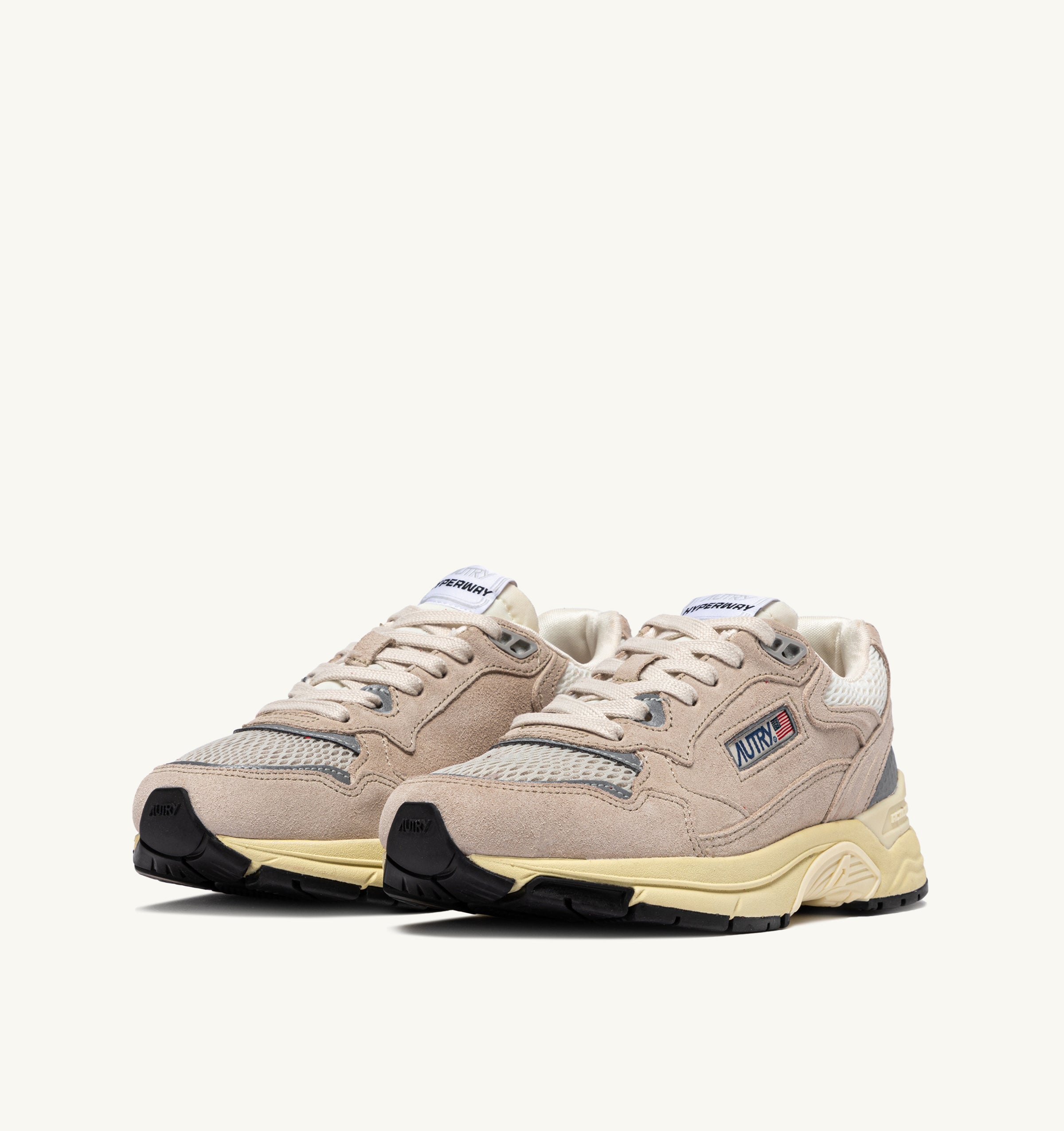 AUTRY Man Hyperway UM03-SUEDE/MESH sand/silver
