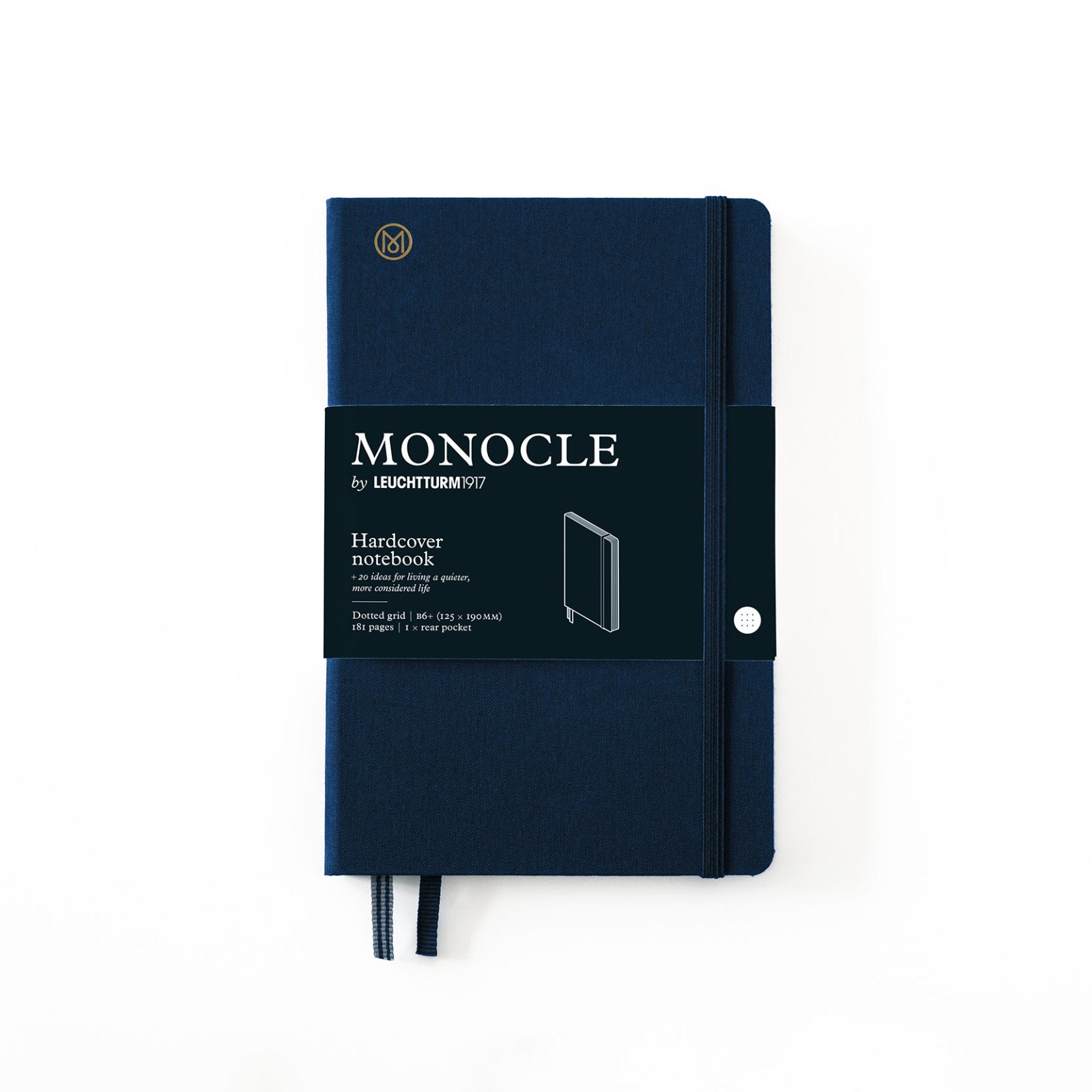Hardcover Notizbuch B6+ Navy