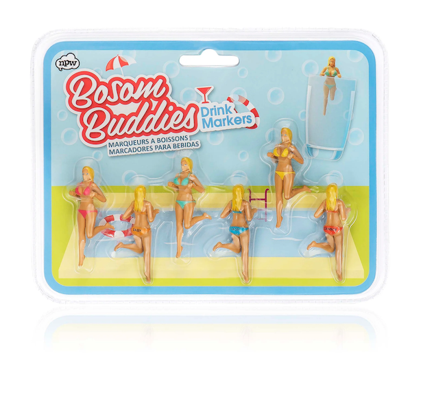 Bosom Buddies Glasmarker GIRLS