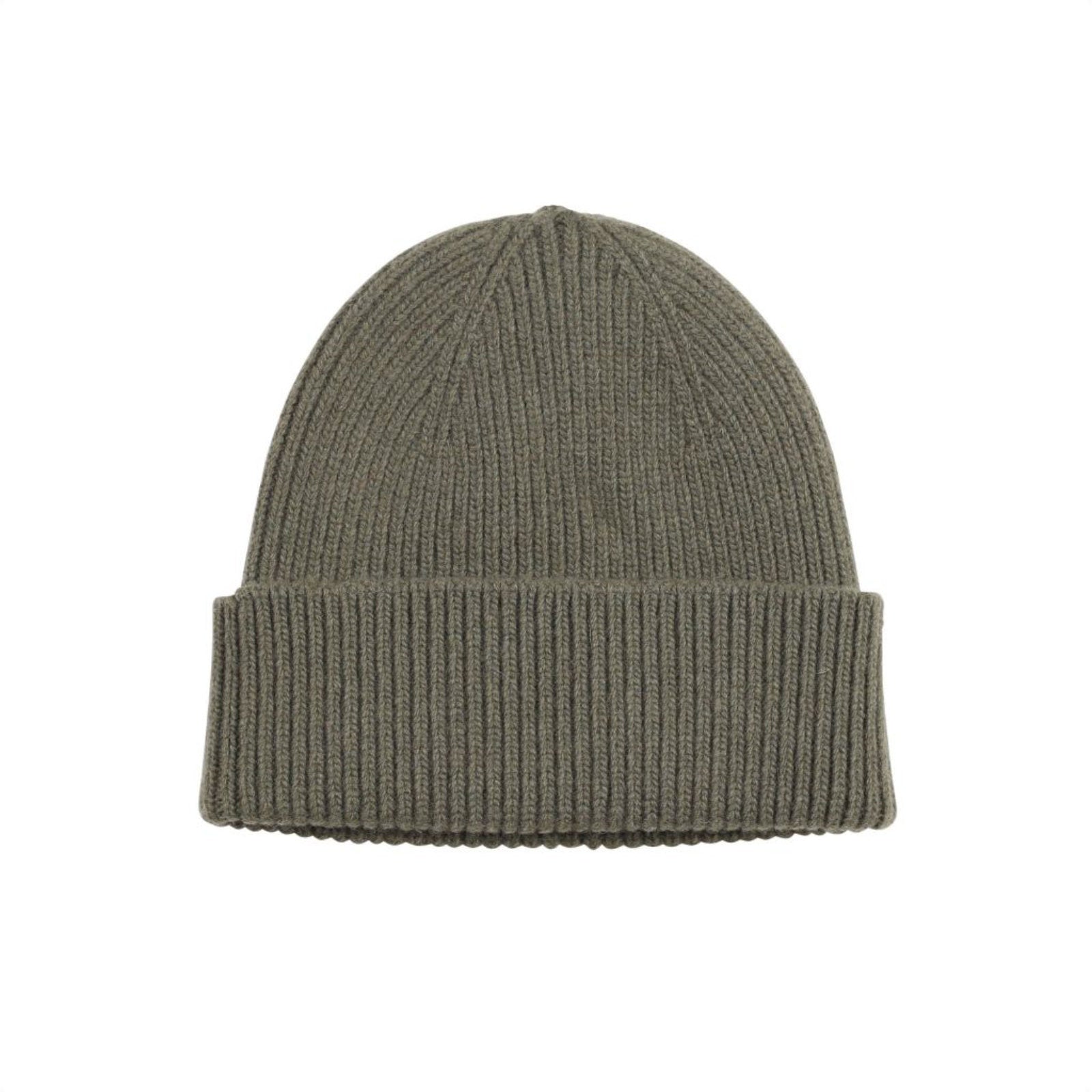 Merino Wool Beanie Dusty Olive