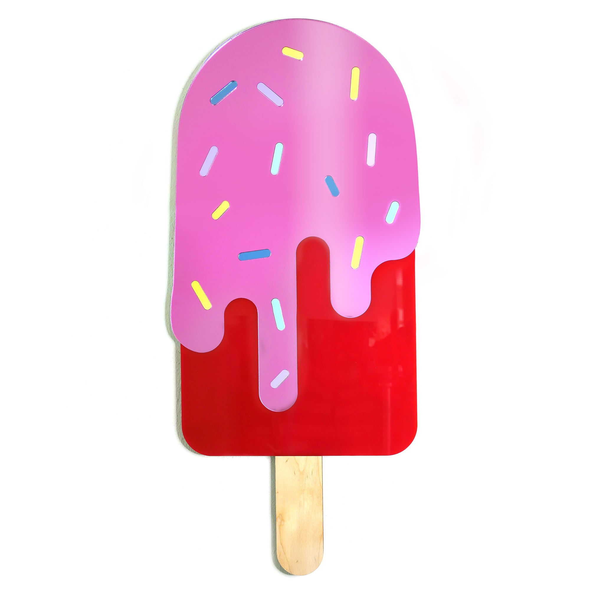 Mirror Shape Ice Ice XL - Pink