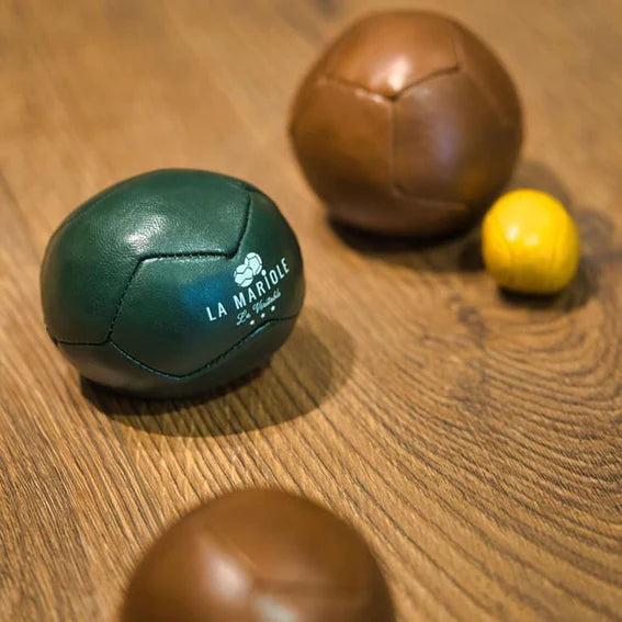 Petanque Boule - orange/vert turquoise