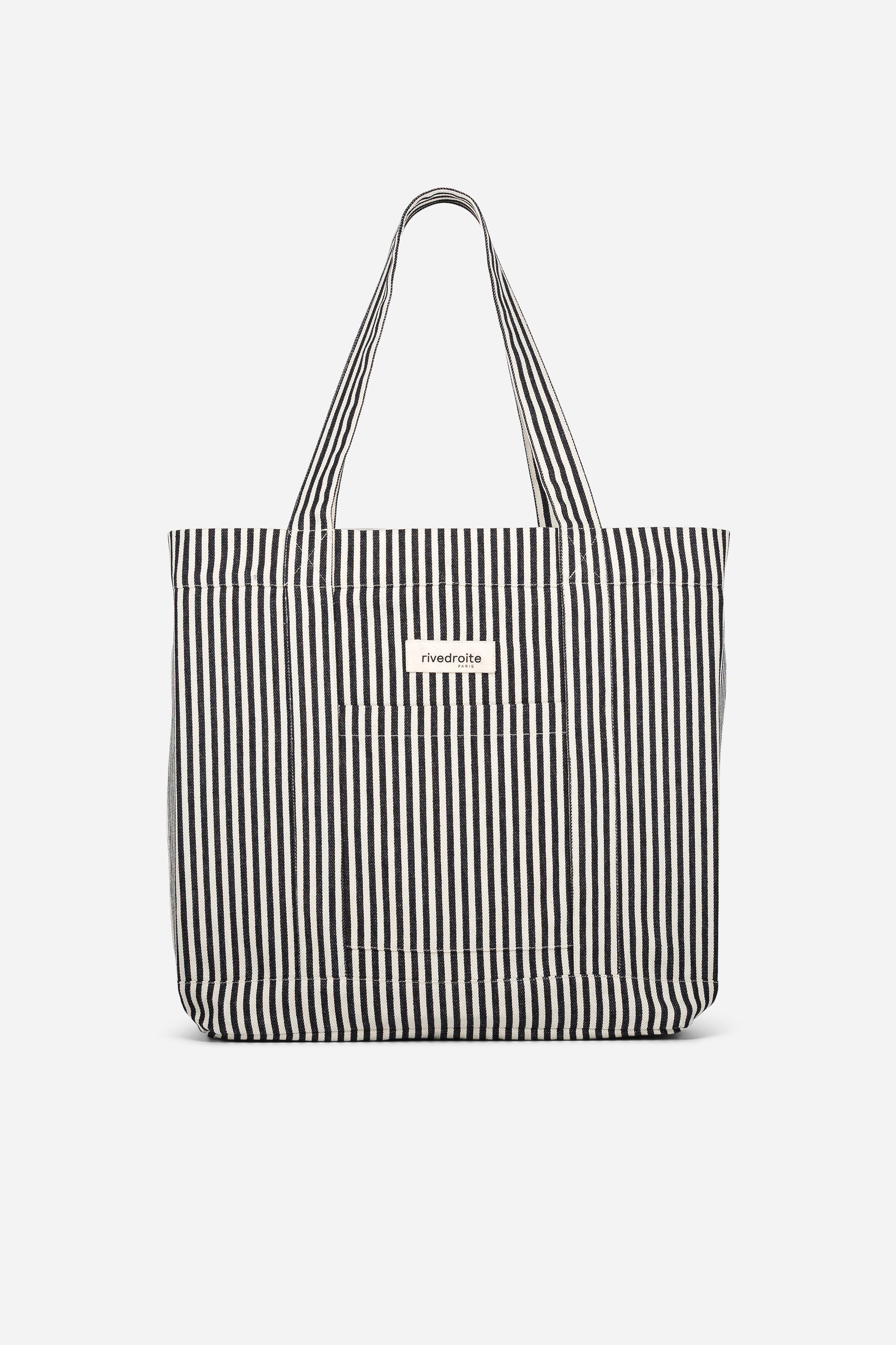 Amelot Shopper Black Striped