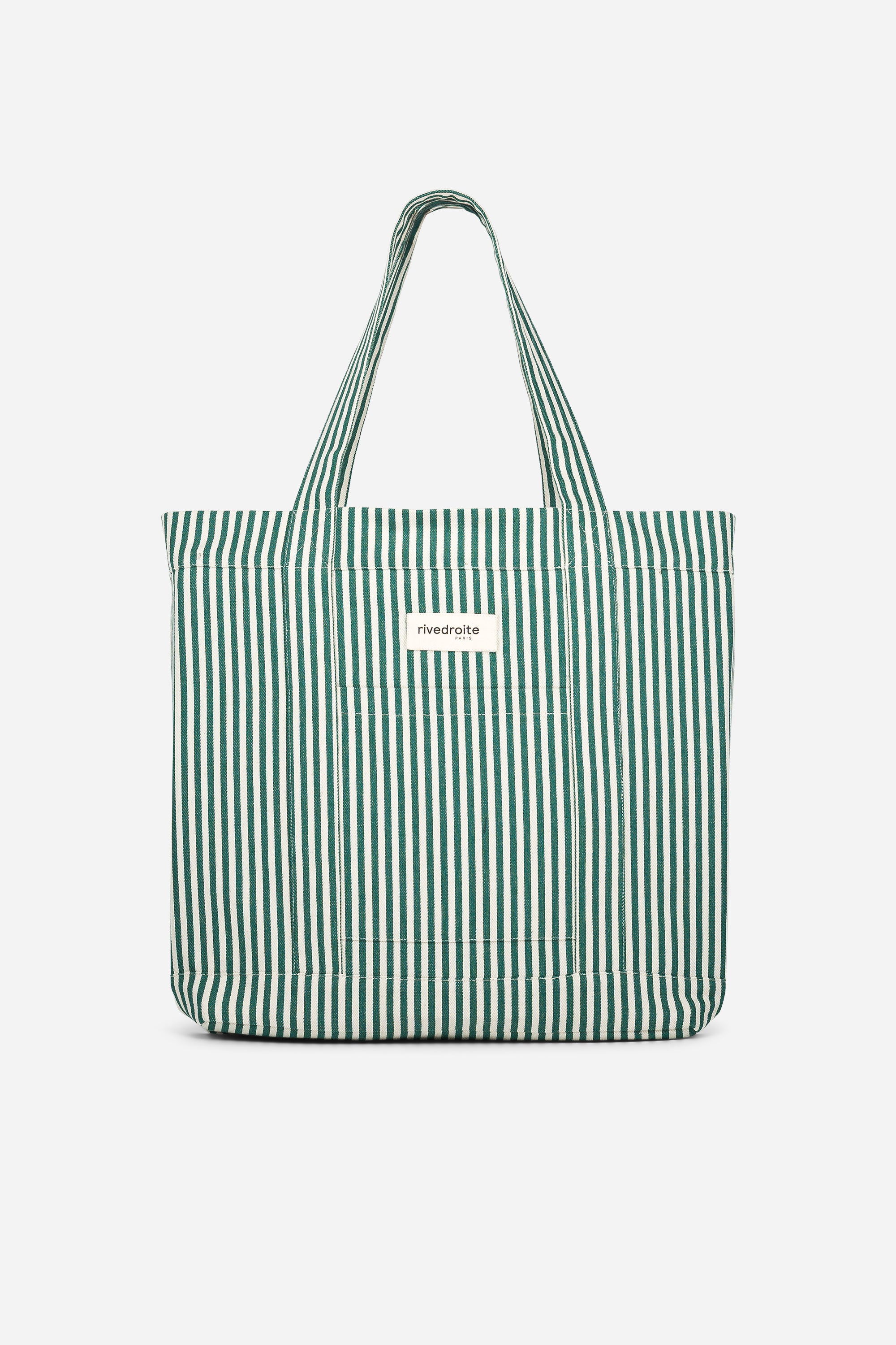 Amelot Shopper Green Striped