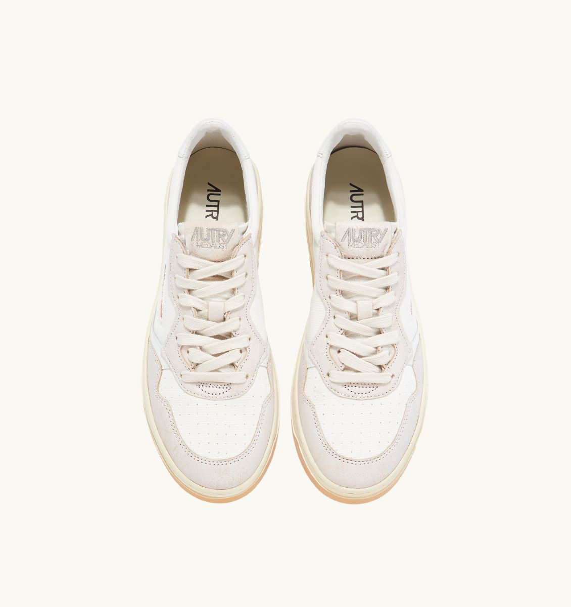 Autry Man Medalist DS01 - canvas/sand wht/wht