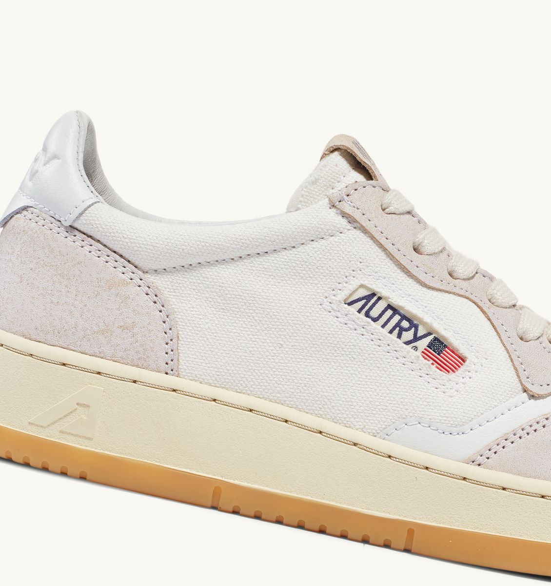 Autry Man Medalist DS01 - canvas/sand wht/wht