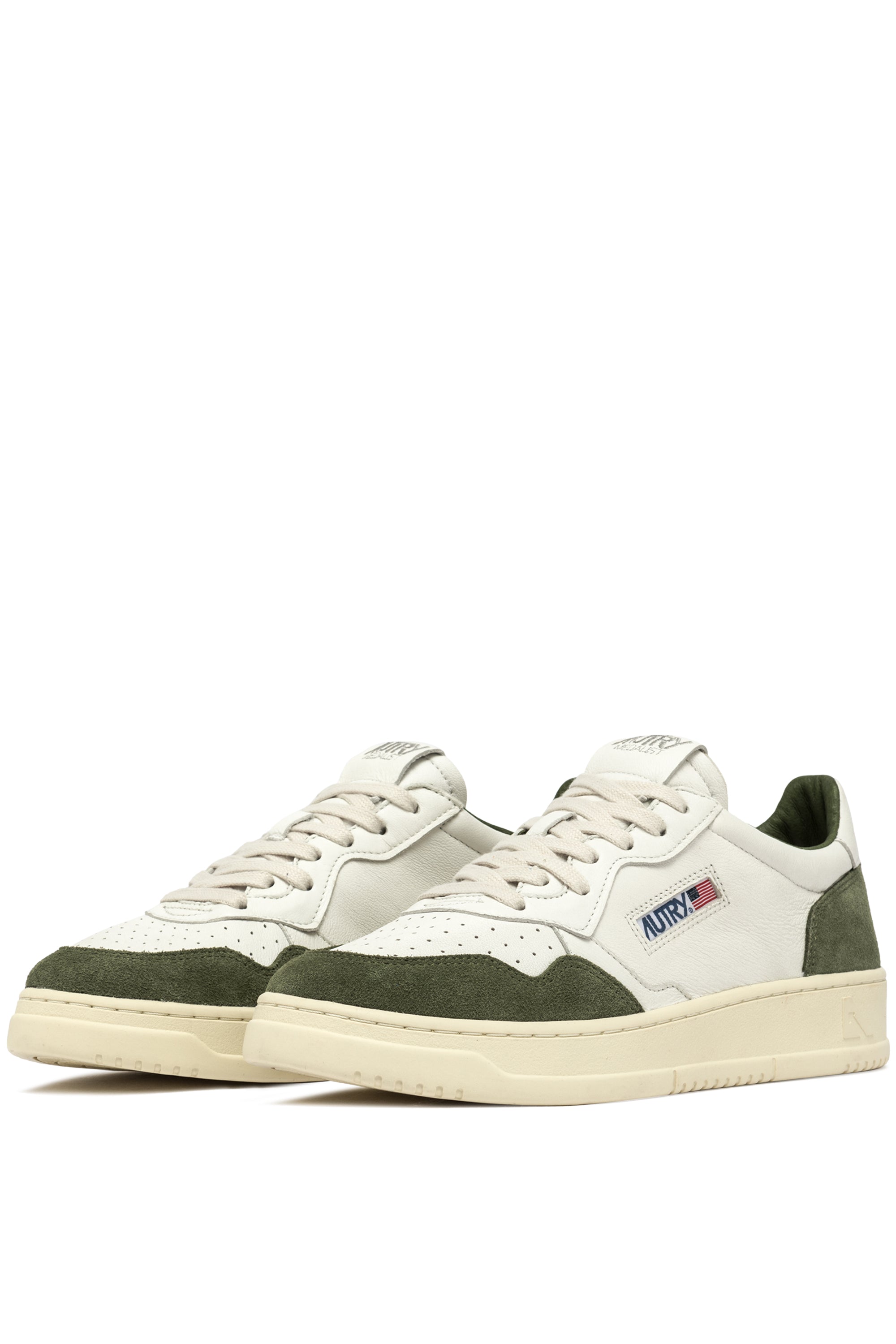 AUTRY Men Medalist GS40 - Ziegenleder/Wildleder military/white