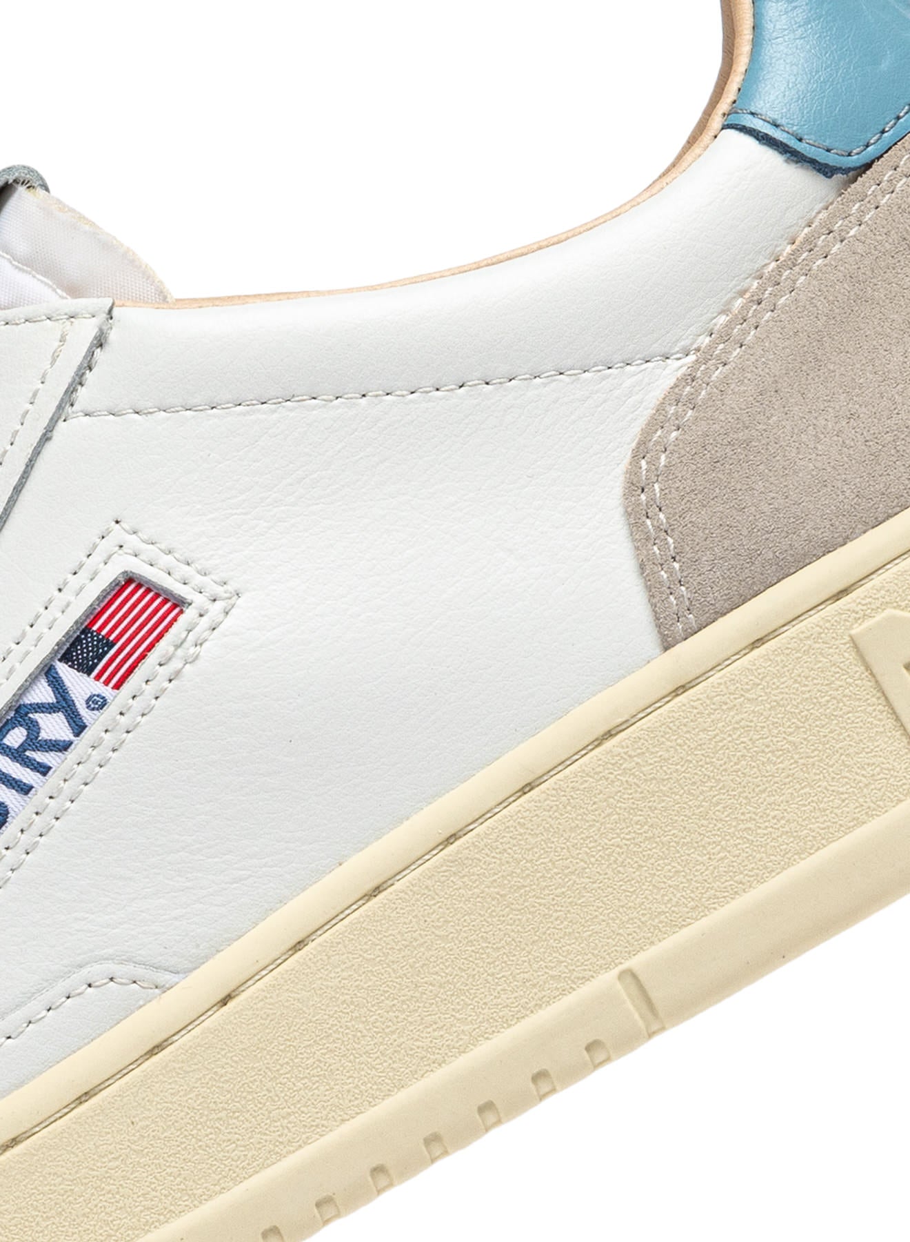 AUTRY Man Medalist LS12-Leat/Suede white/forget