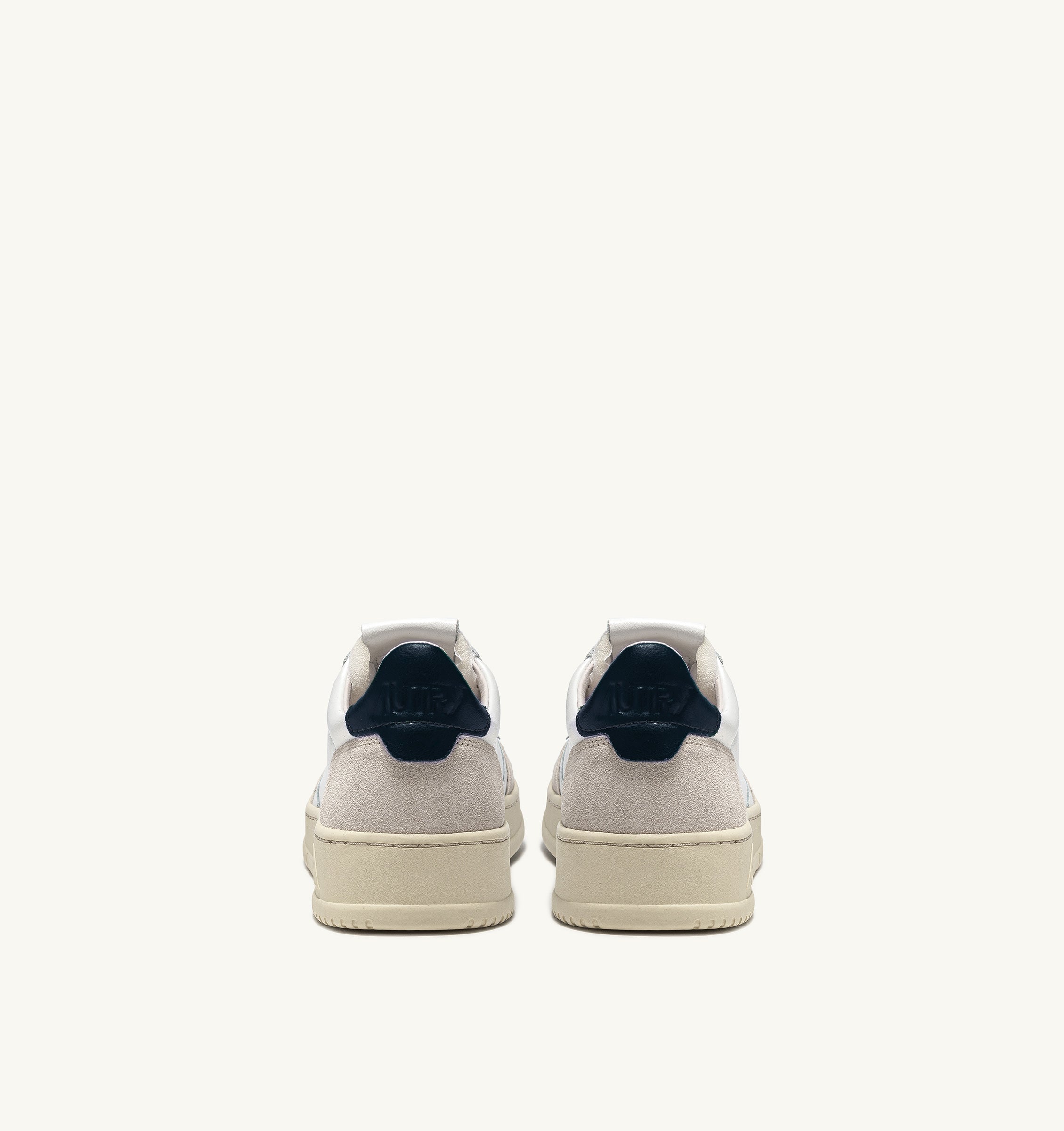 AUTRY Man Medalist LS28 - Leder/Suede white/blue