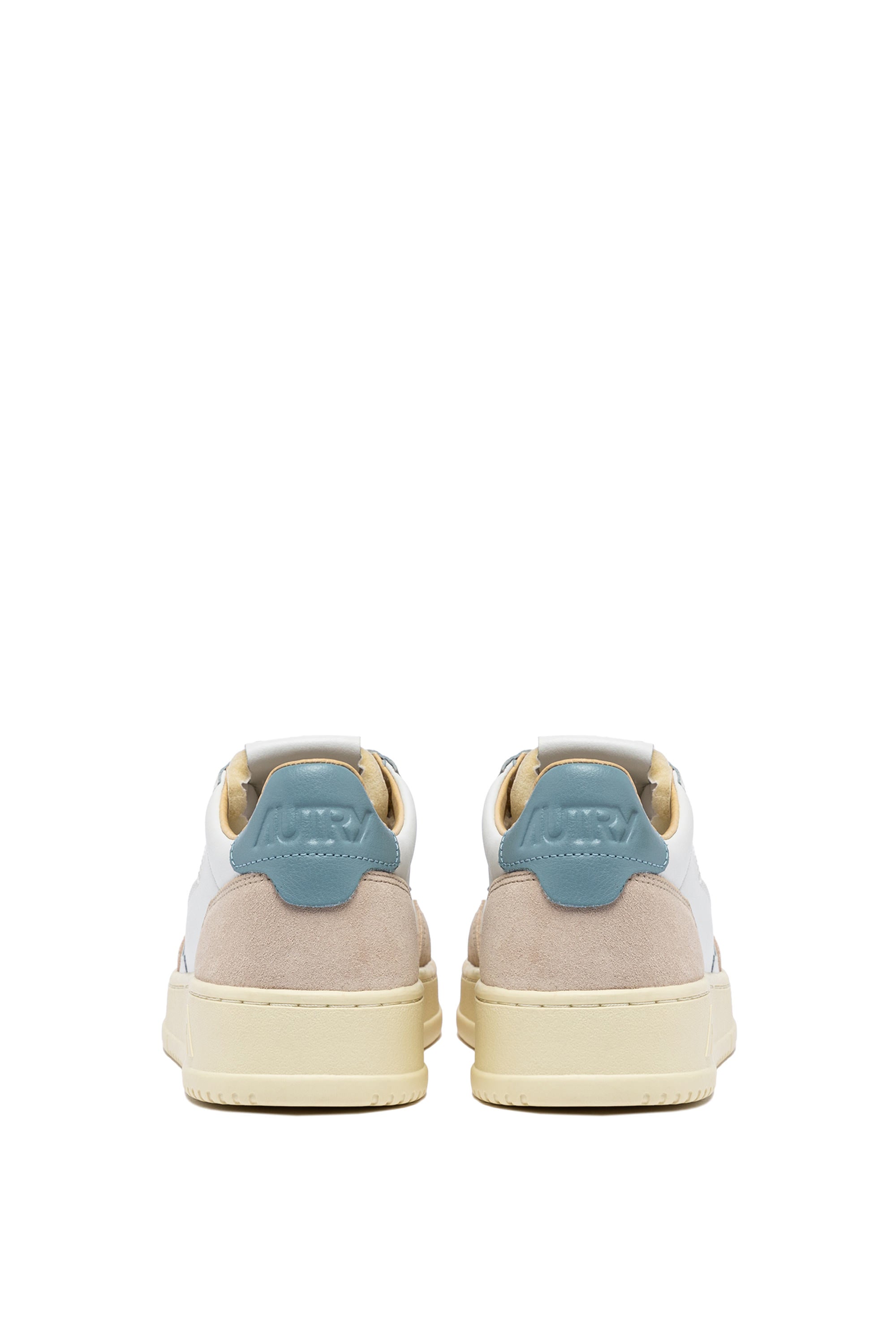 AUTRY Men Medalist LS79 - Leder/Suede weiß/slvblue