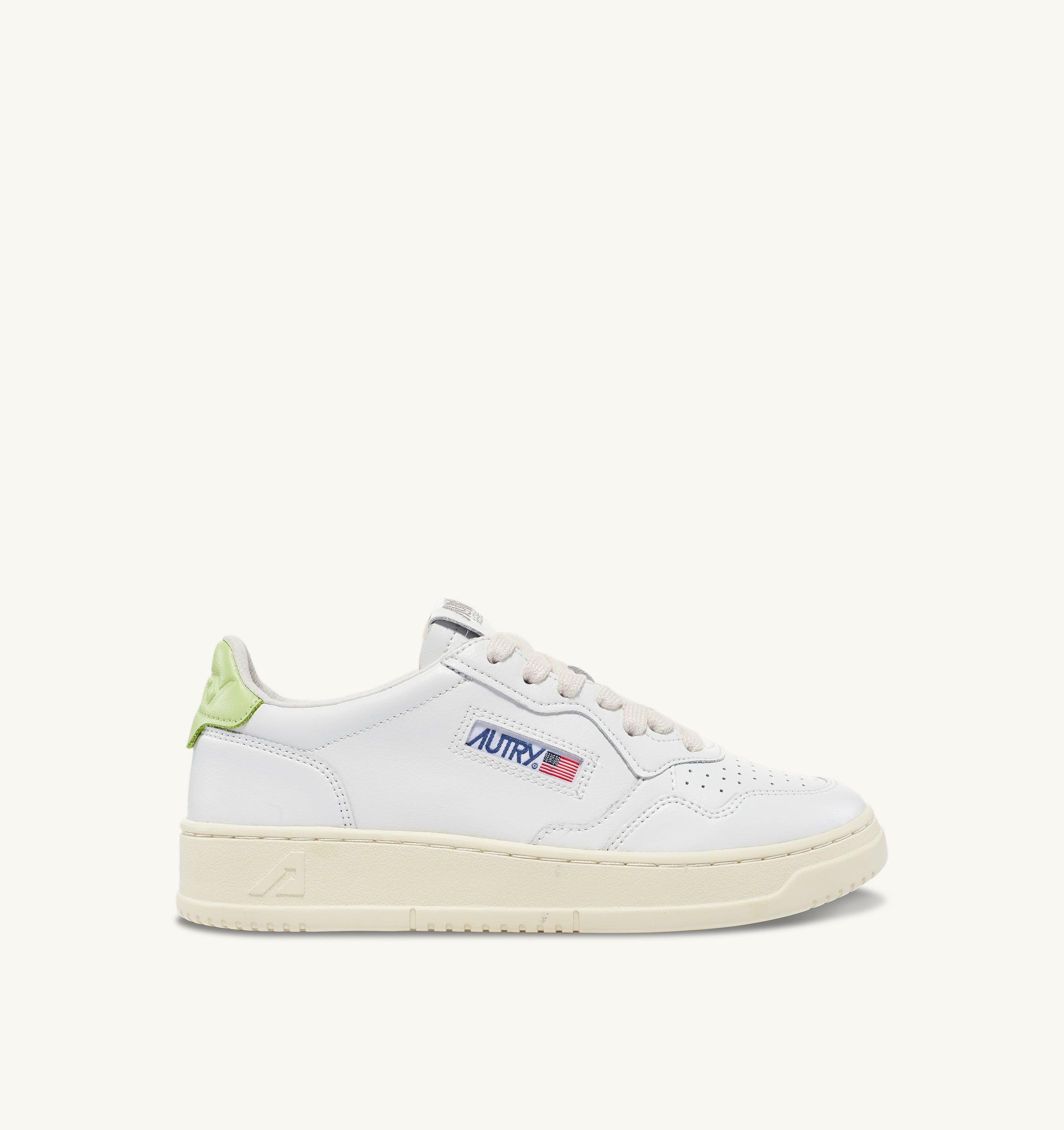 AUTRY Women Medalist LL60 - Leder weiß/snap green