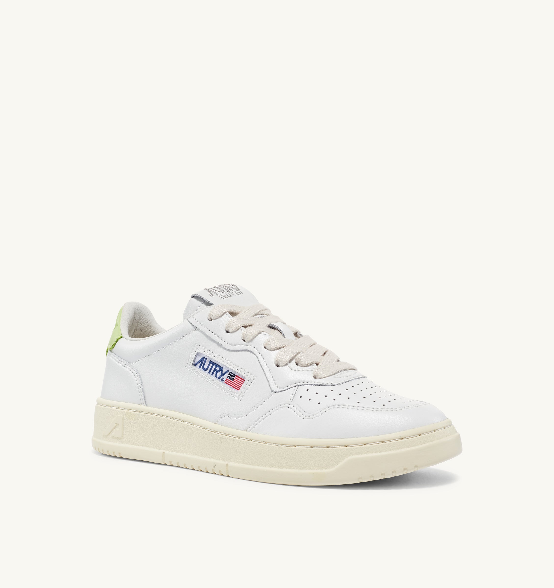 AUTRY Women Medalist LL60 - Leder weiß/snap green
