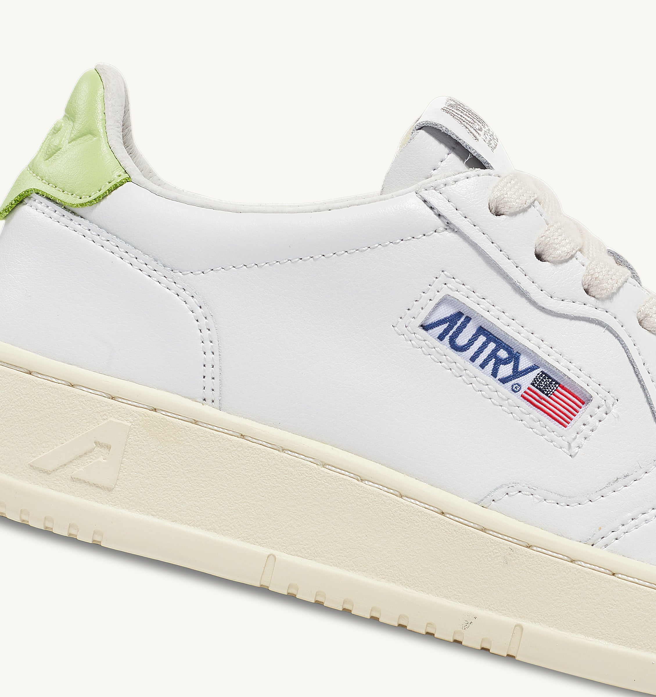 AUTRY Women Medalist LL60 - Leder weiß/snap green
