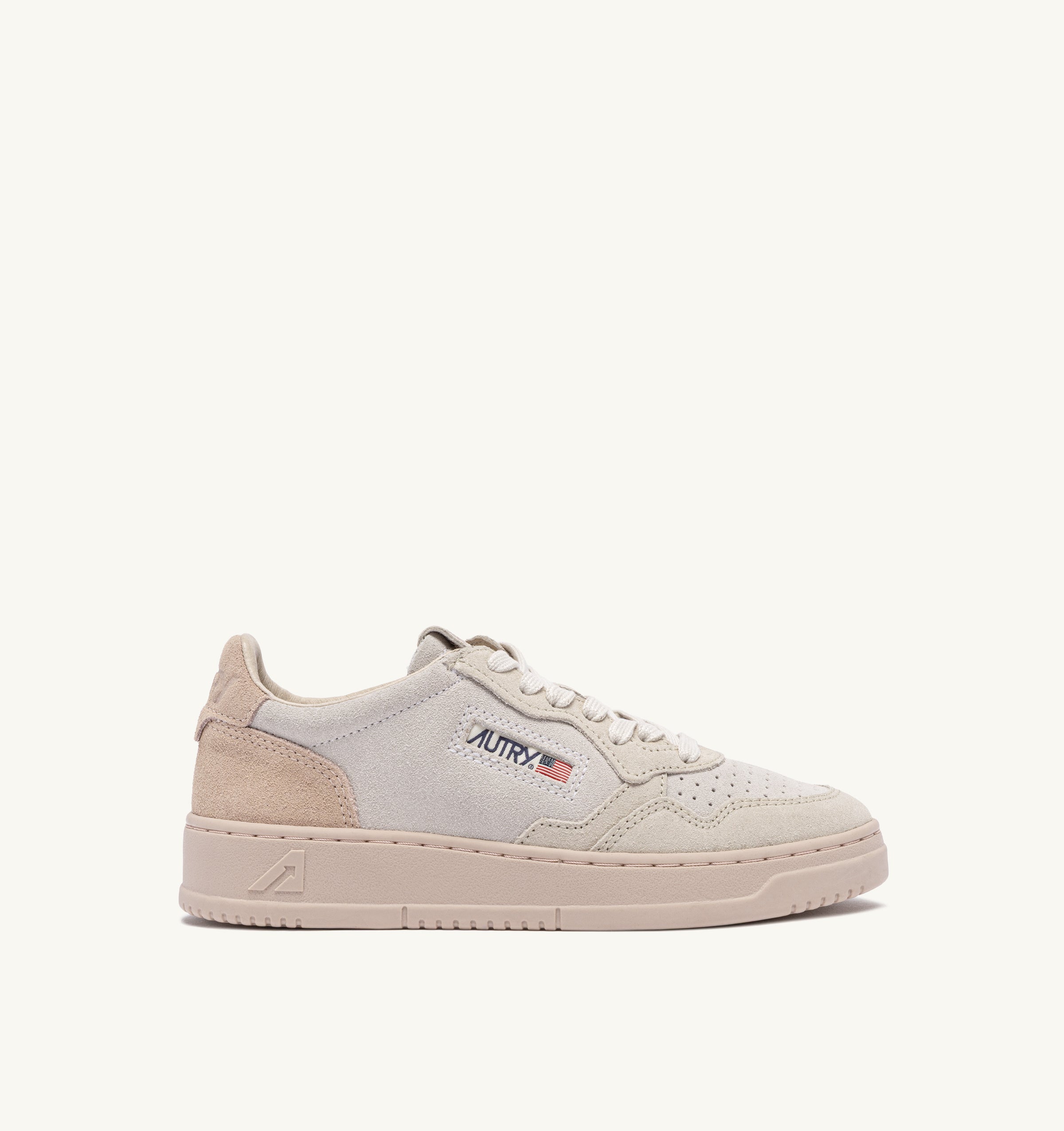 AUTRY Women Medalist TS36 - Tricolor/Suede Phard/White/Sand
