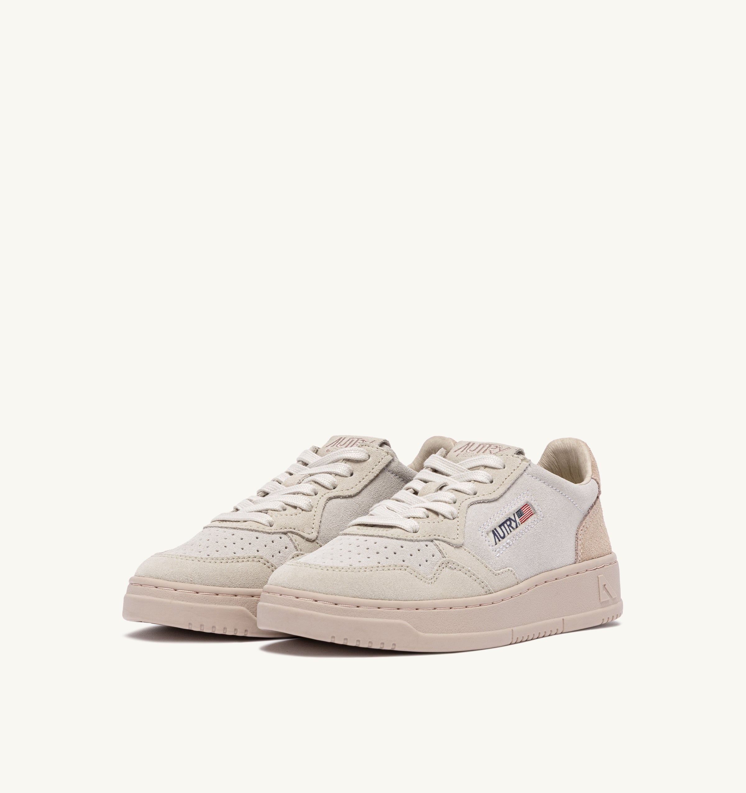 AUTRY Women Medalist TS36 - Tricolor/Suede Phard/White/Sand