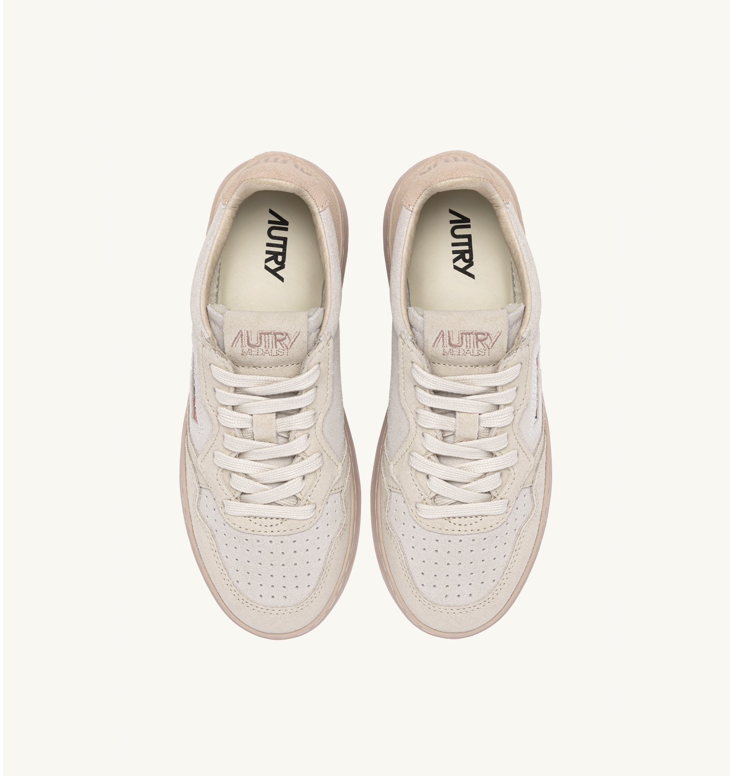 AUTRY Women Medalist TS36 - Tricolor/Suede Phard/White/Sand