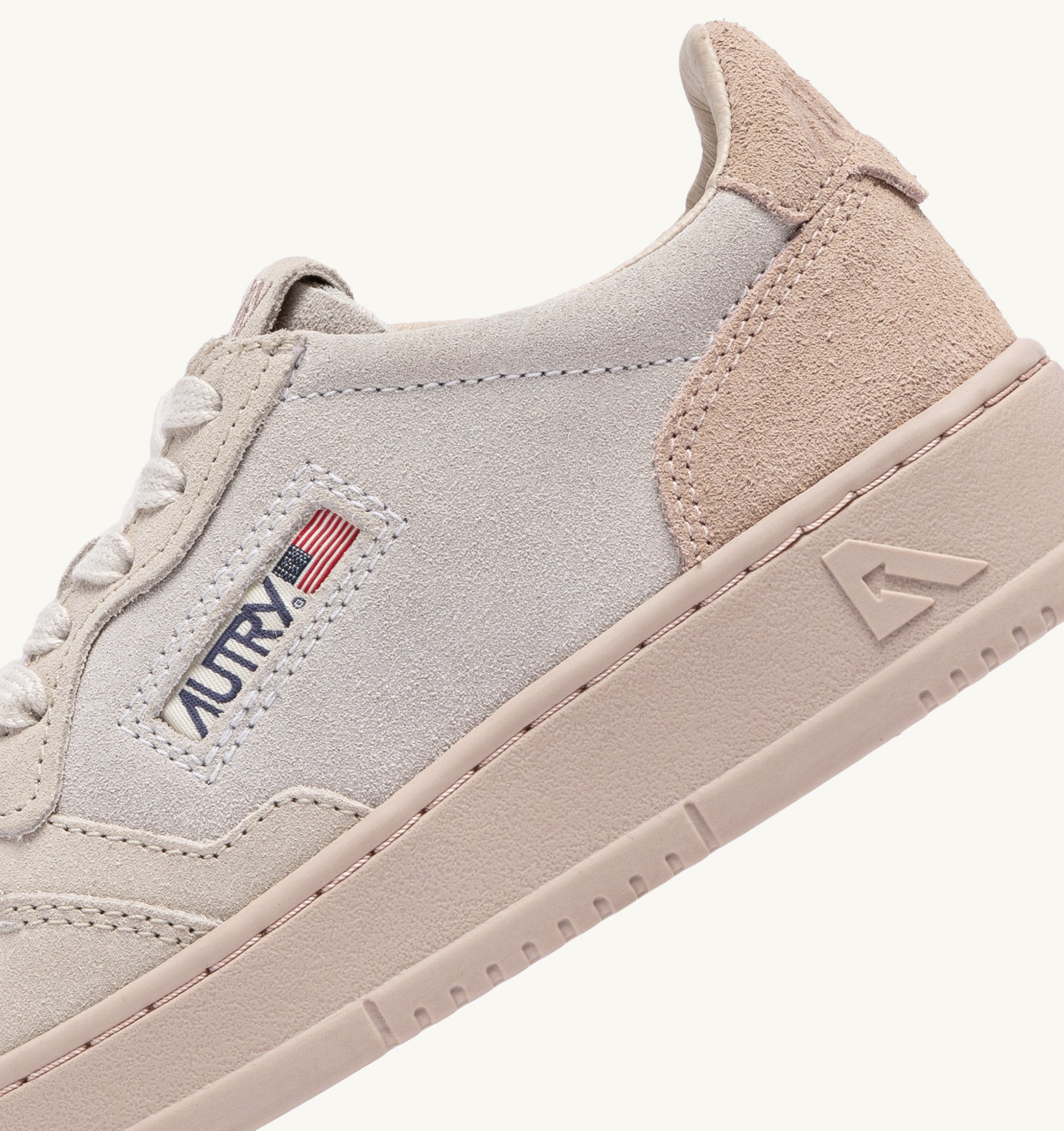 AUTRY Women Medalist TS36 - Tricolor/Suede Phard/White/Sand