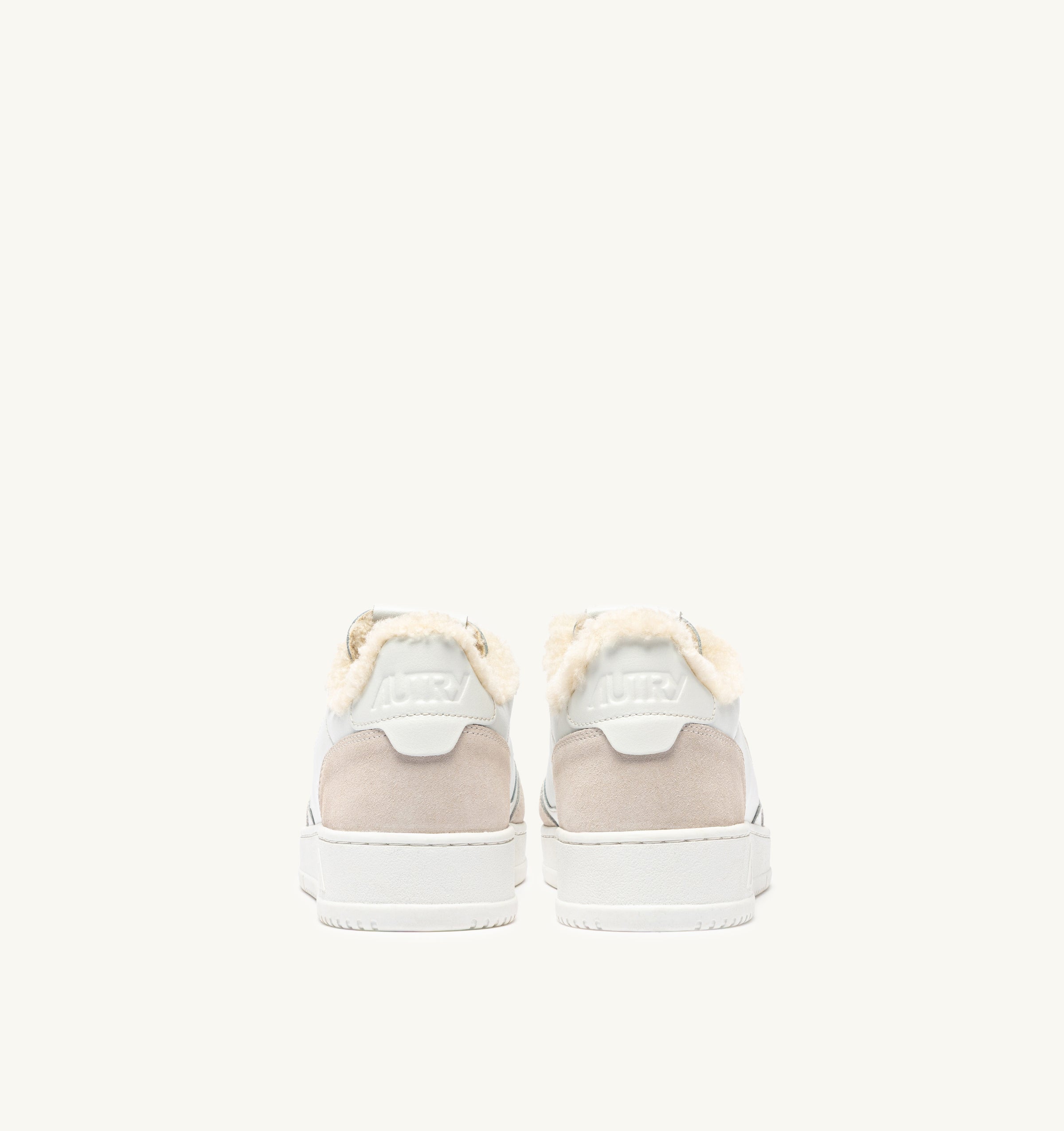 AUTRY Wom Medalist LS30 - Suede/Sherling Total White