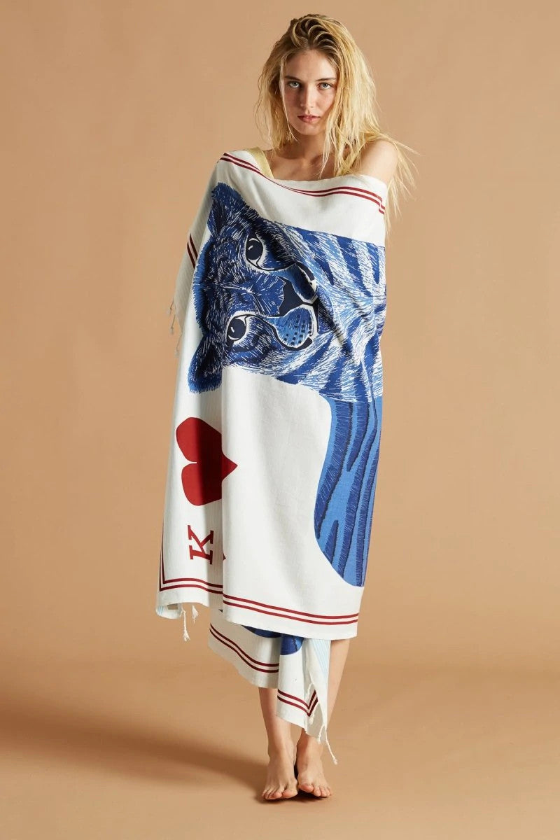 Fouta King Blue 100x190cm