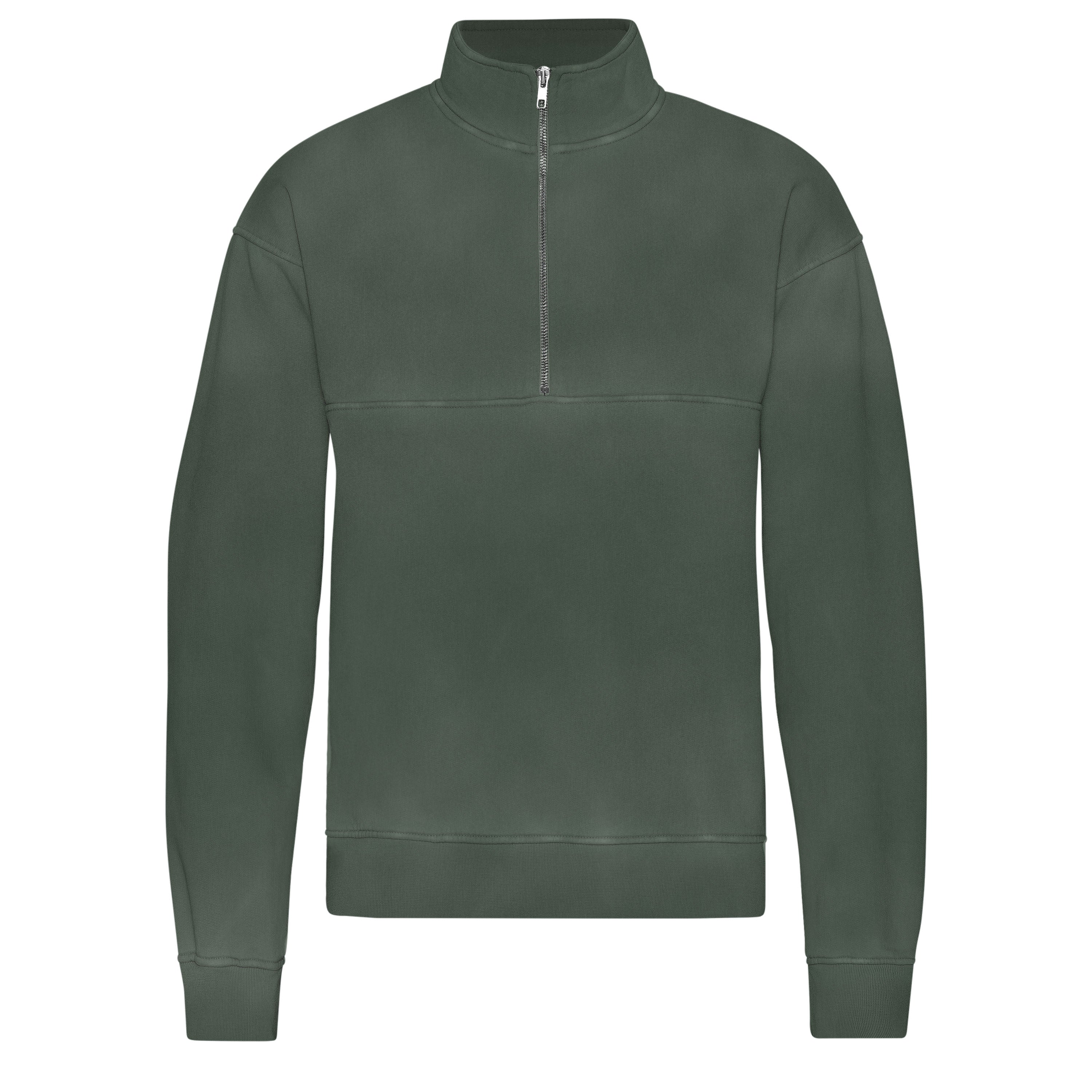 Organic Quarter Zip - midnight forest