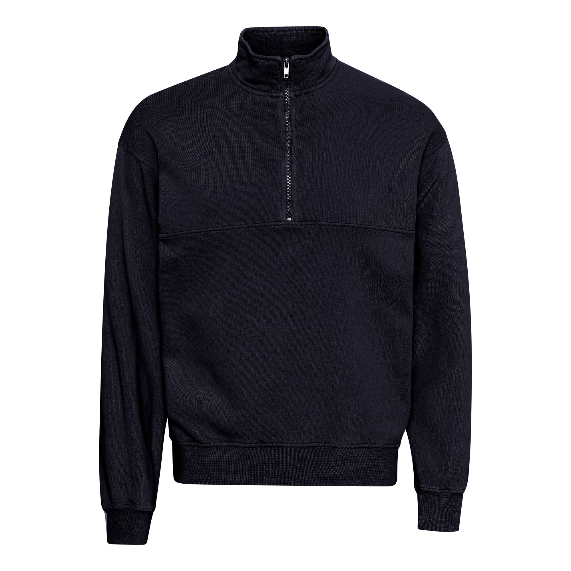 Organic Quarter Zip - navy blue