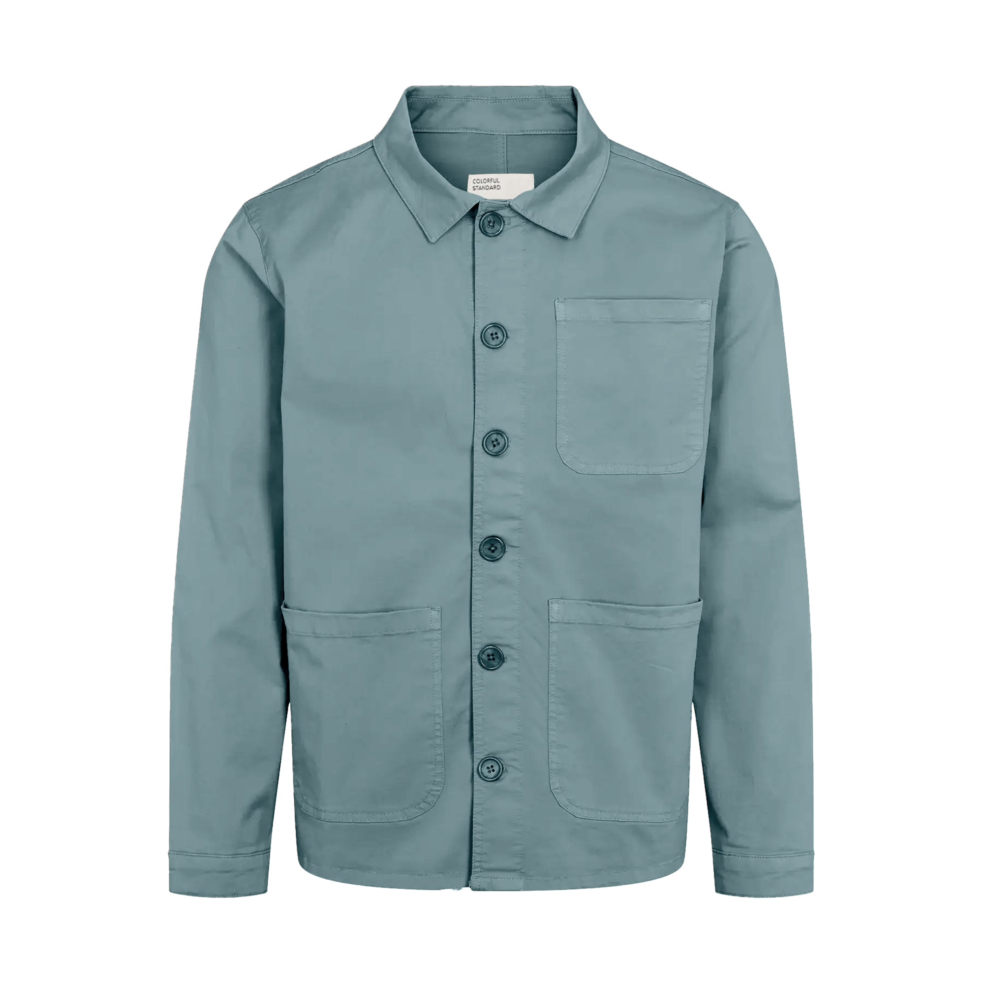 Organic Worker Jacket - Stone Blue
