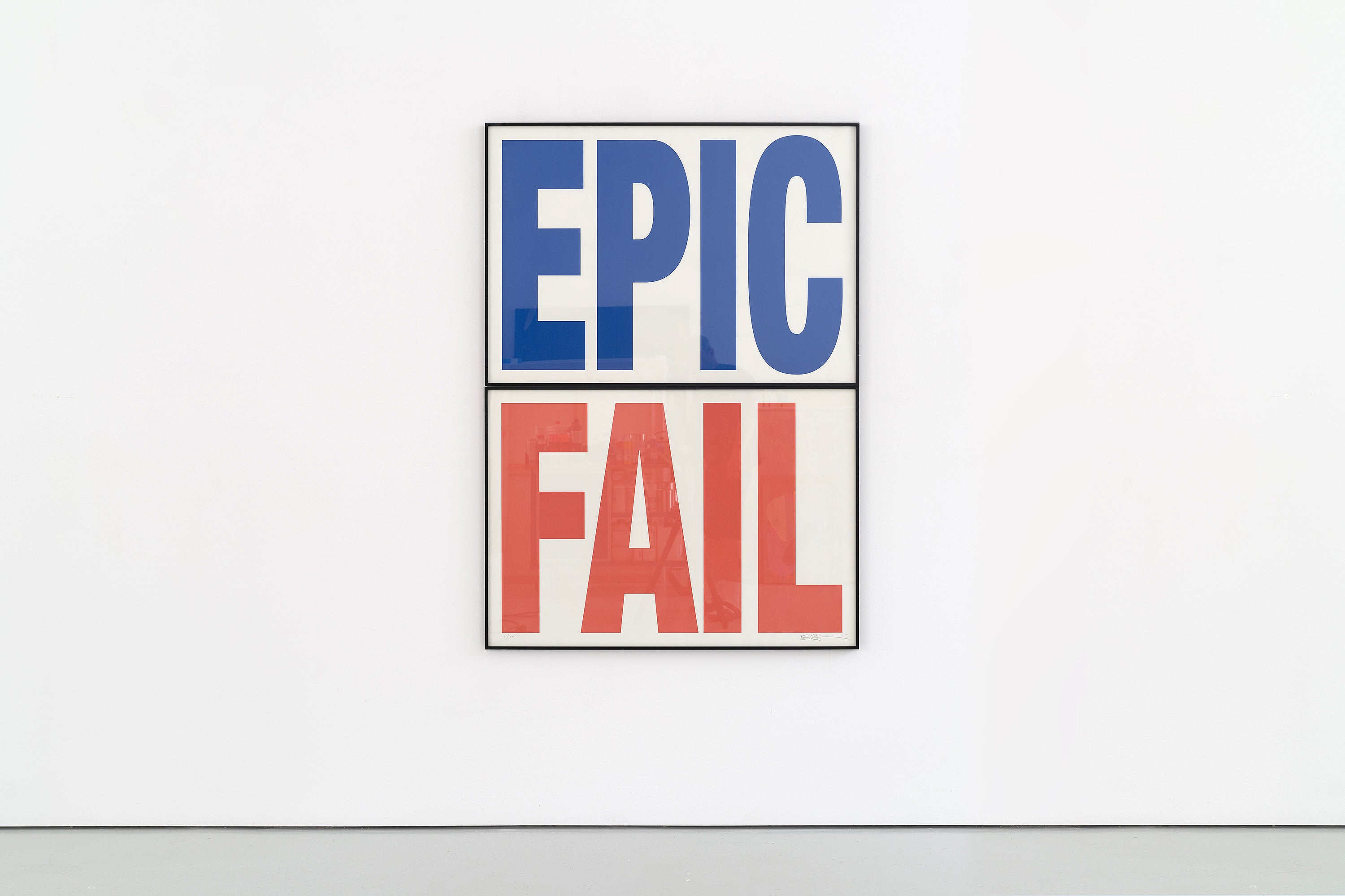 Siebdruck - EPIC FAIL 2022 2 x70 x100 cm
