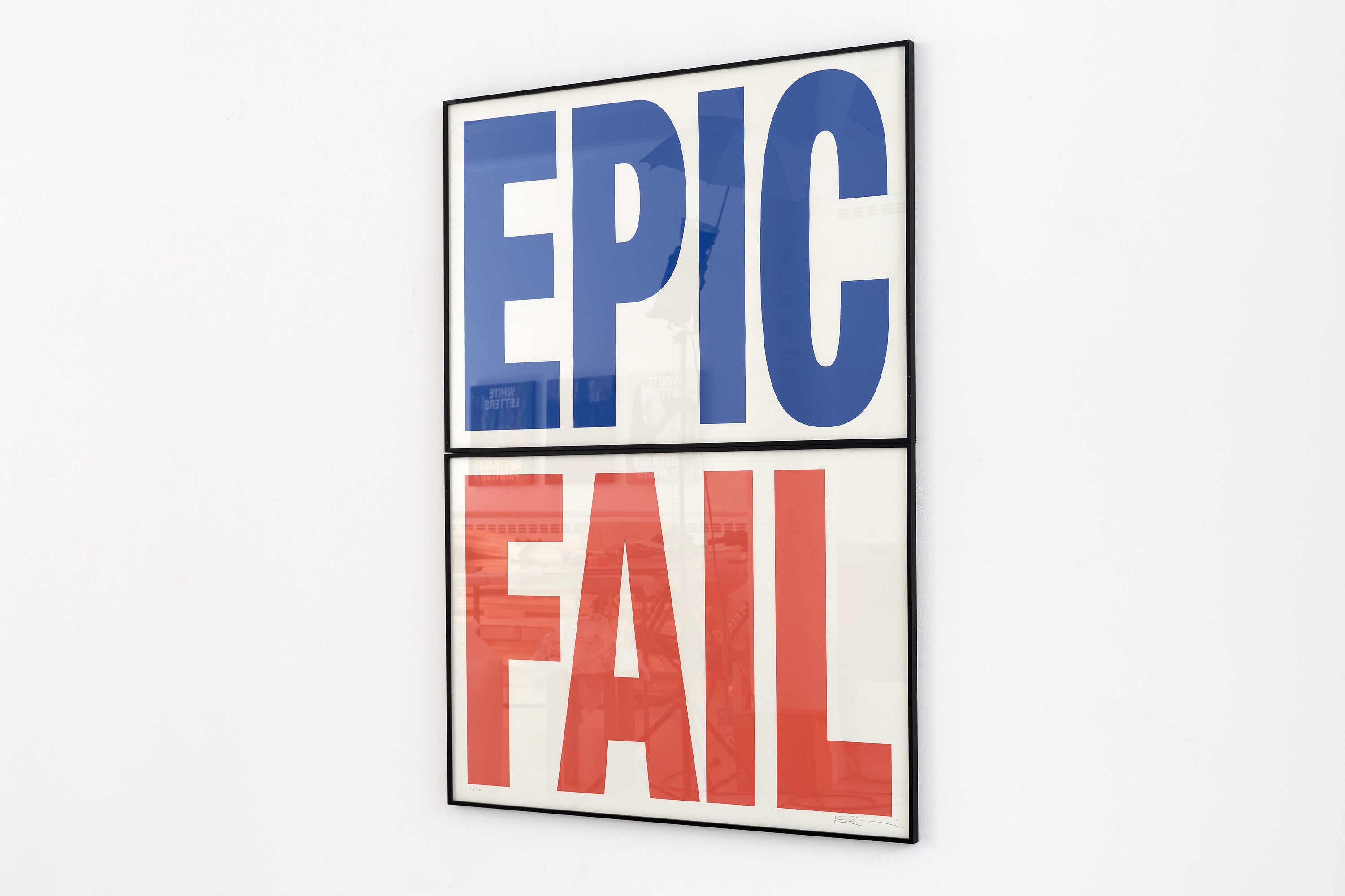Siebdruck - EPIC FAIL 2022 2 x70 x100 cm