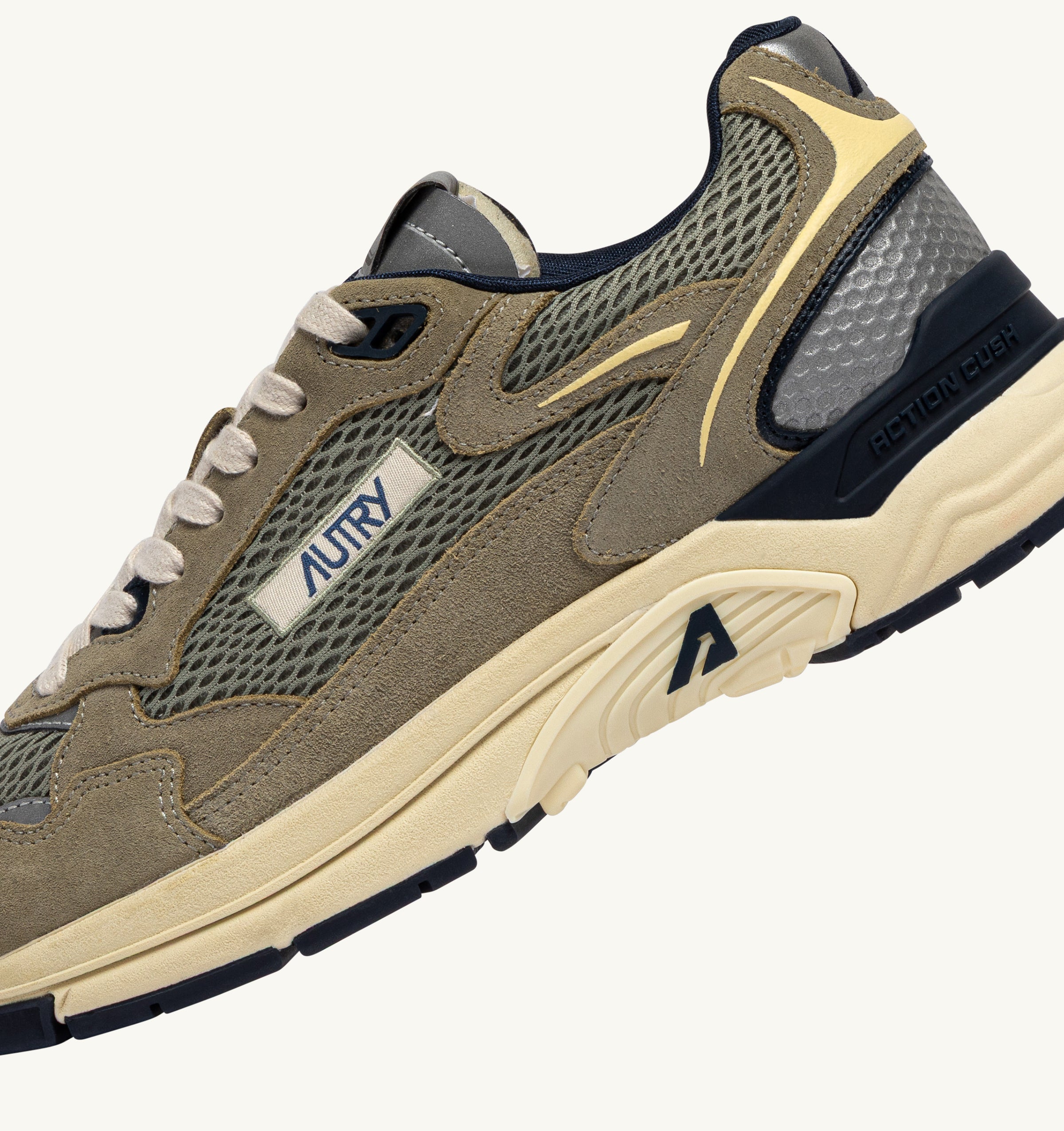 AUTRY Women Hyperway CI09 - Suede/Mesh/Leather Silver Sage/Spa Blue