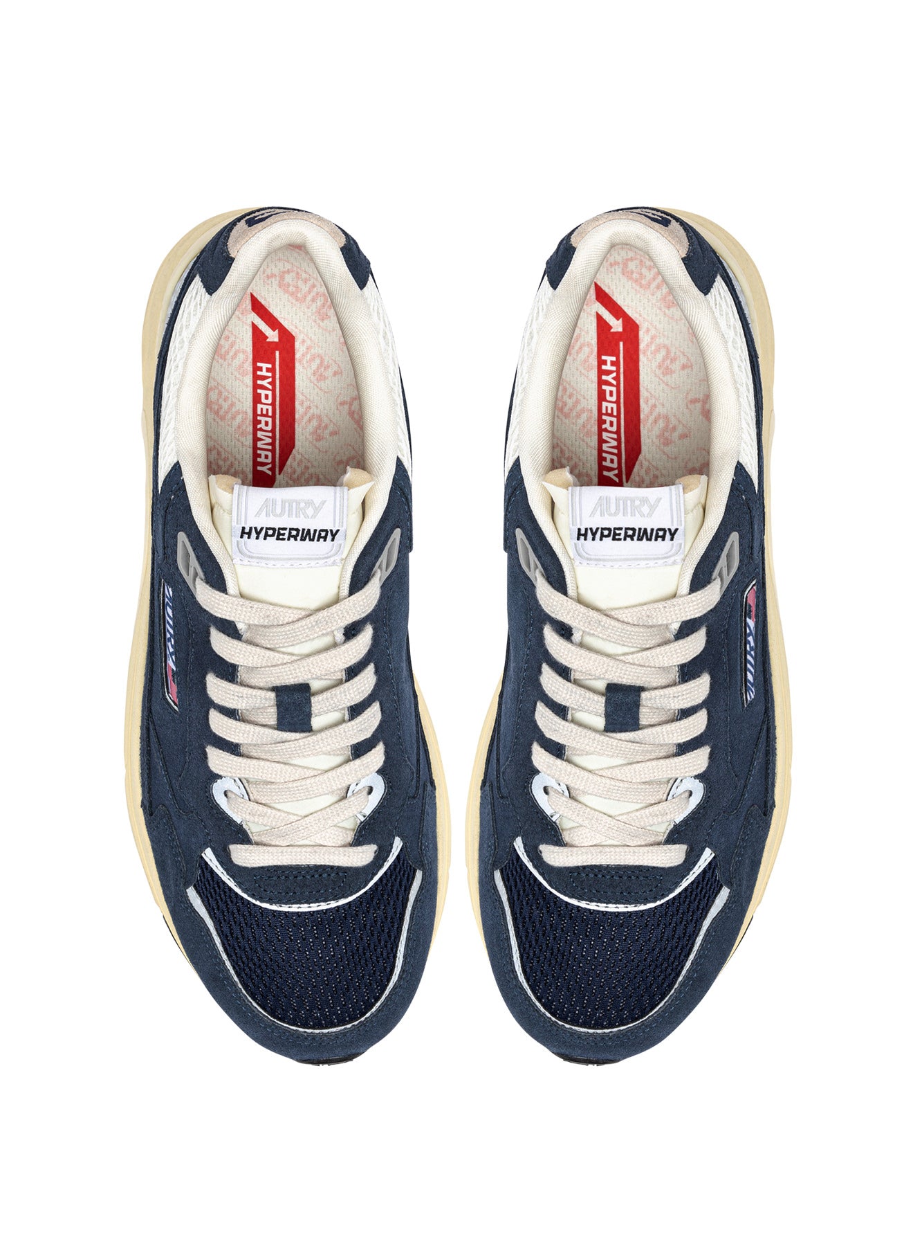 AUTRY Man Hyperway UM01 - Suede/Mesh Bluette/Silver