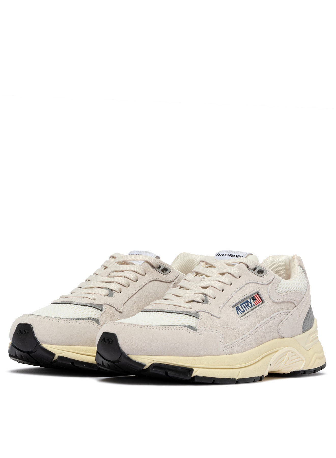 AUTRY Man Hyperway UM18 - Suede/Mesh White/Silver