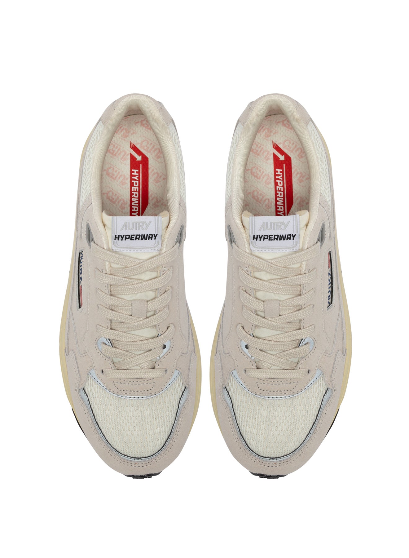 AUTRY Man Hyperway UM18 - Suede/Mesh White/Silver