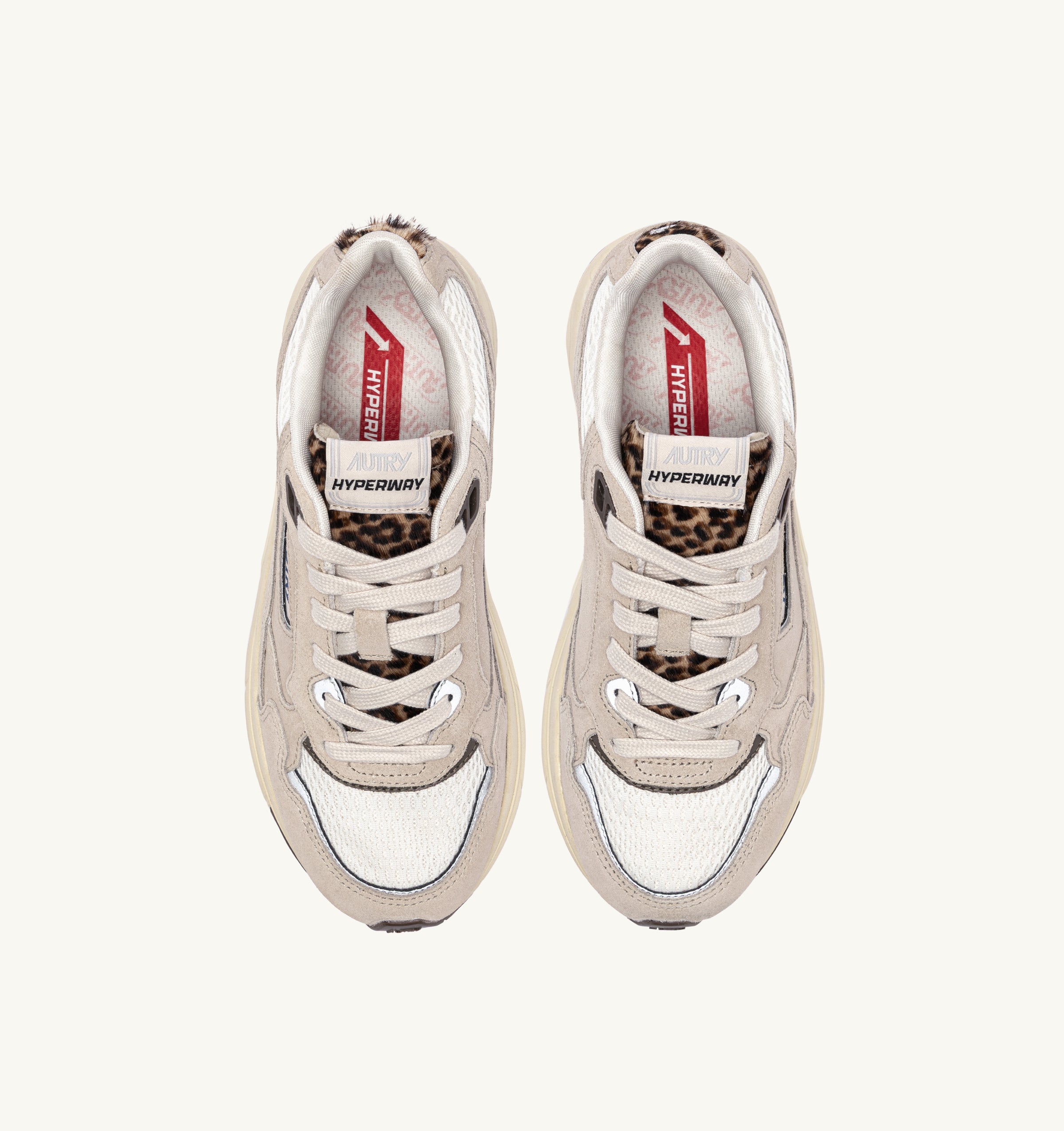 AUTRY Women Hyperway WA01 - Suede/Mesh Marshmellow/Leo