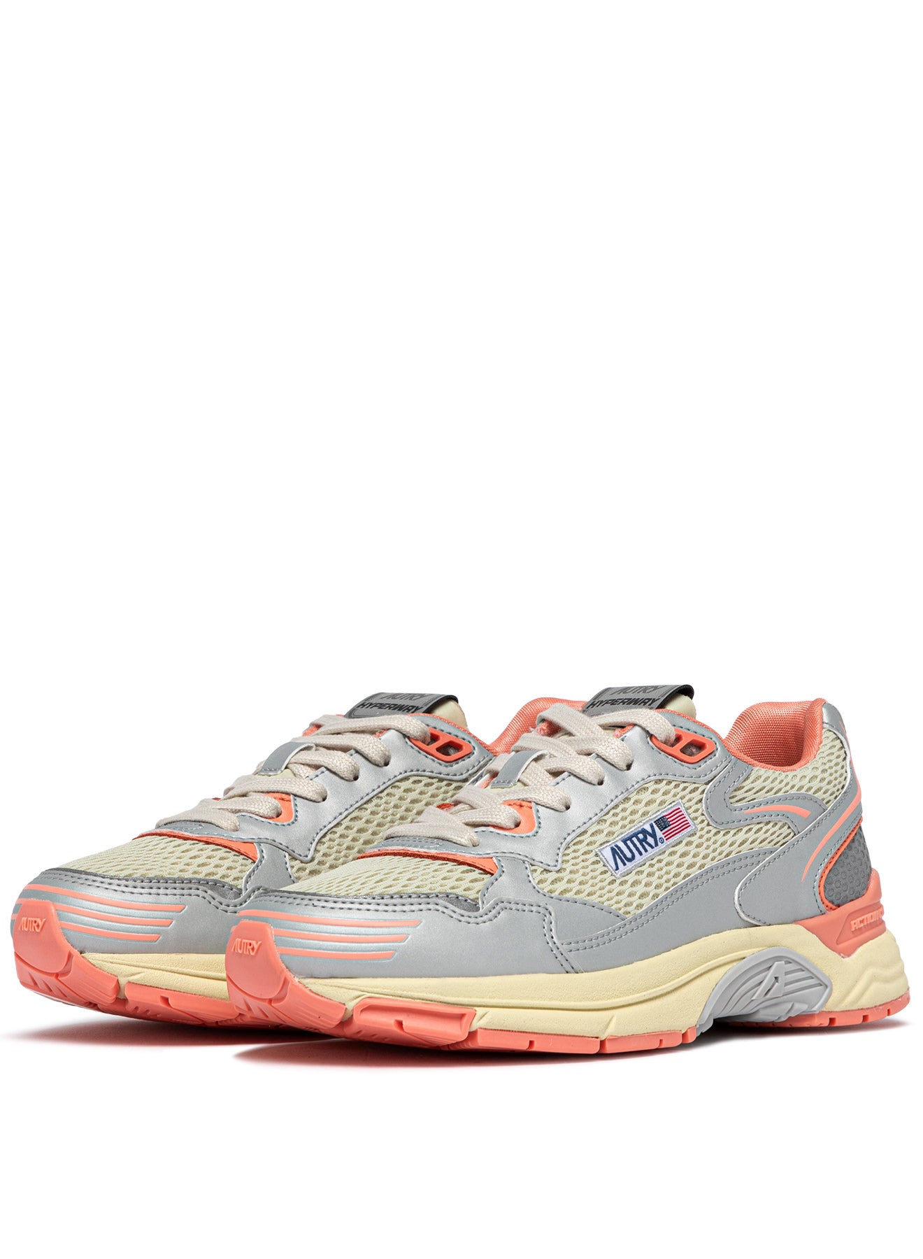 AUTRY Women Hyperway MV07 - Mesh/Silver/Peach