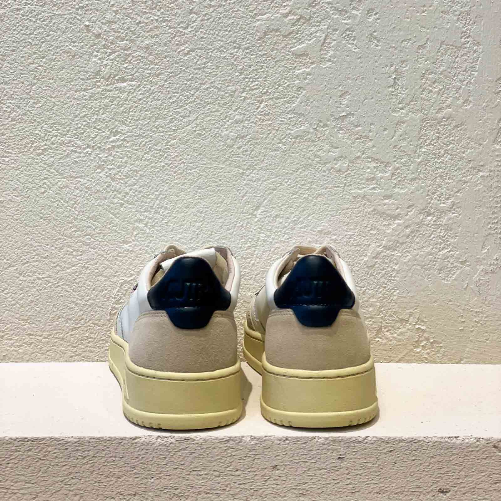 Autry Womens Medalist - Leder weiß/suede/schwarz LS21